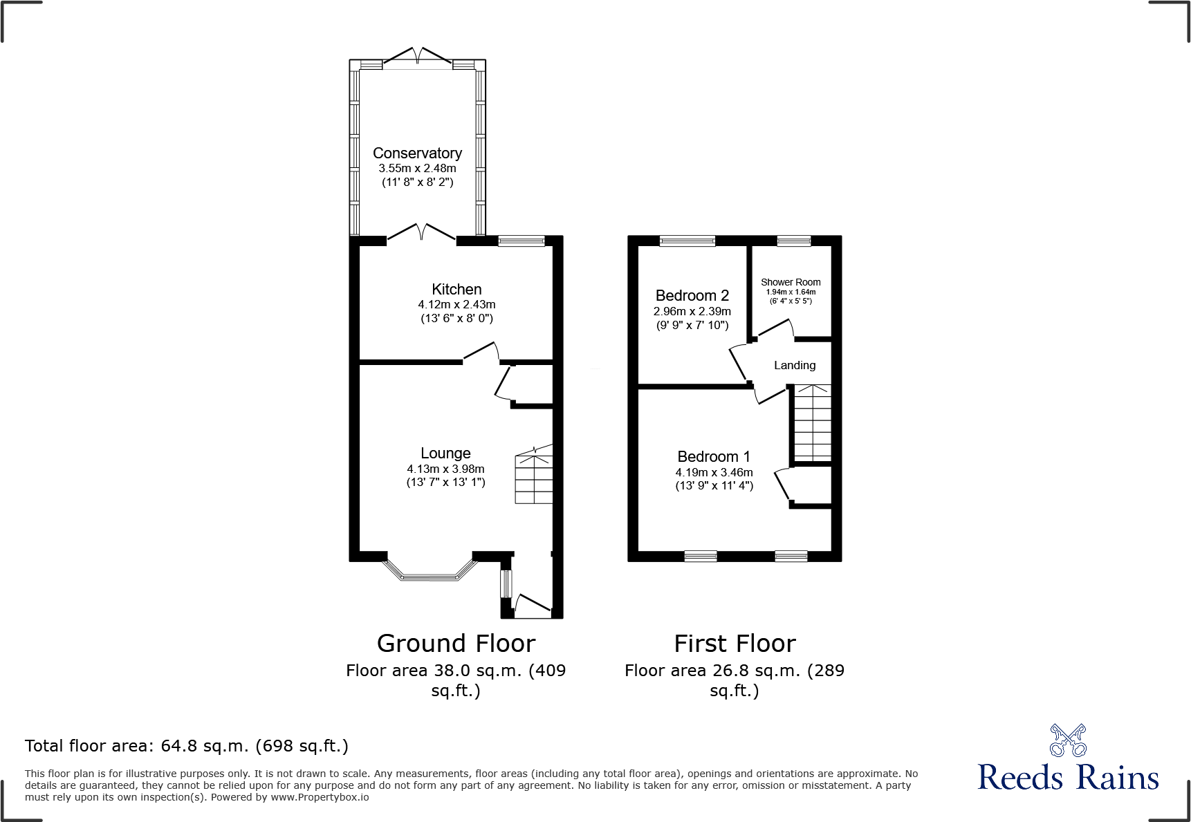 Langley Court, Hadfield, Glossop, Derbyshire, SK13 floorplan
