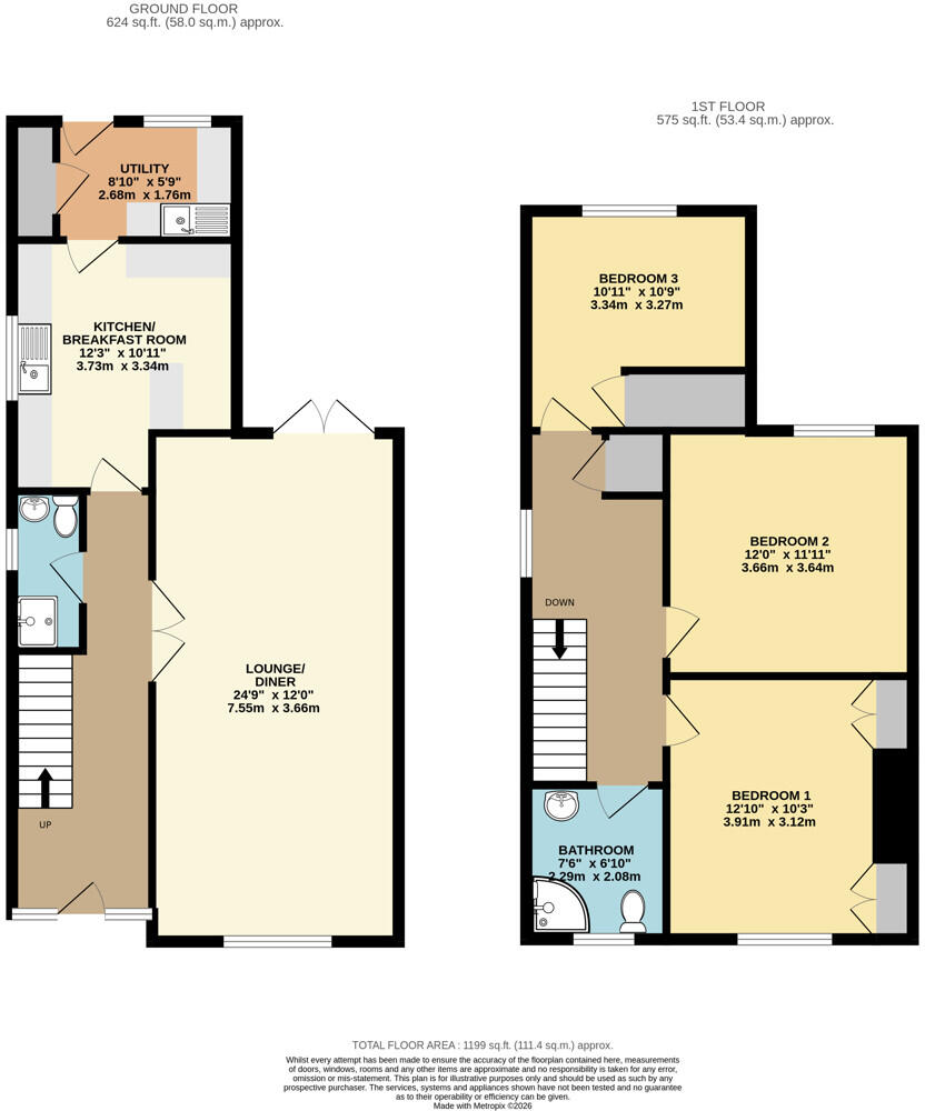 Kings Road, Barnetby, Lincolnshire, DN38 floorplan