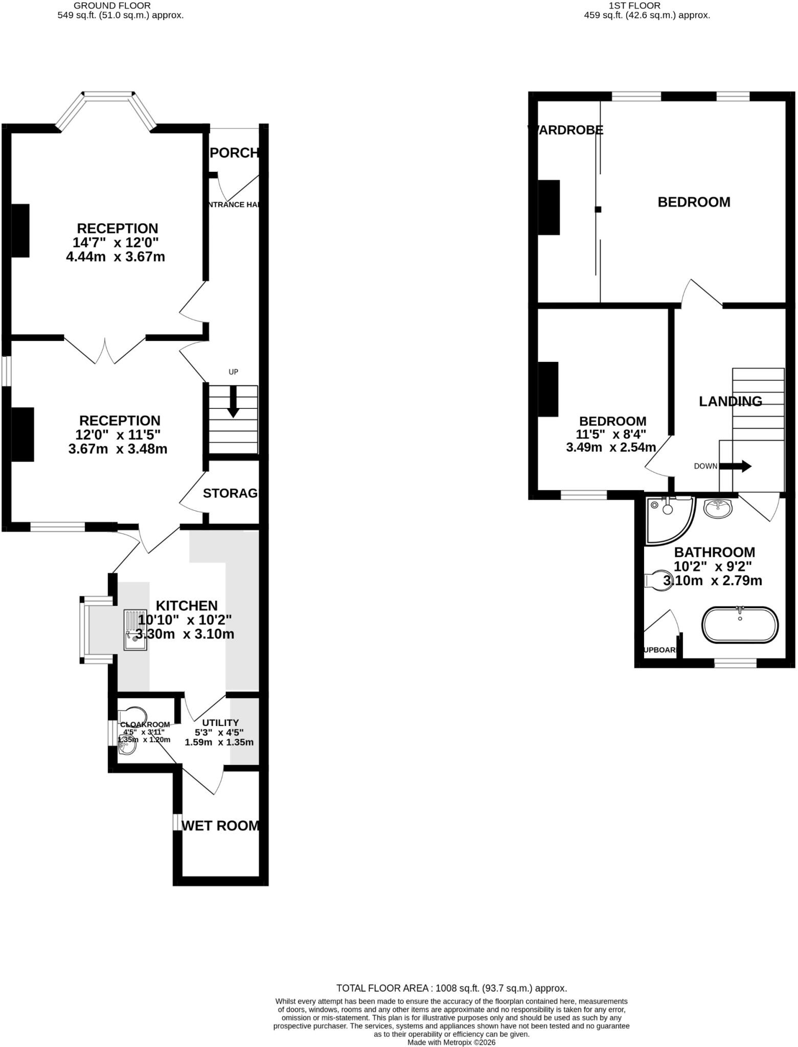New Road, Woodville, Swadlincote, Derbyshire, DE11 floorplan
