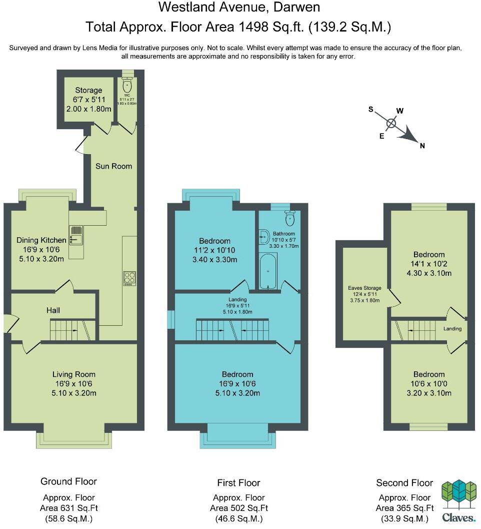 Westland Avenue, Bold Venture, Darwen floorplan