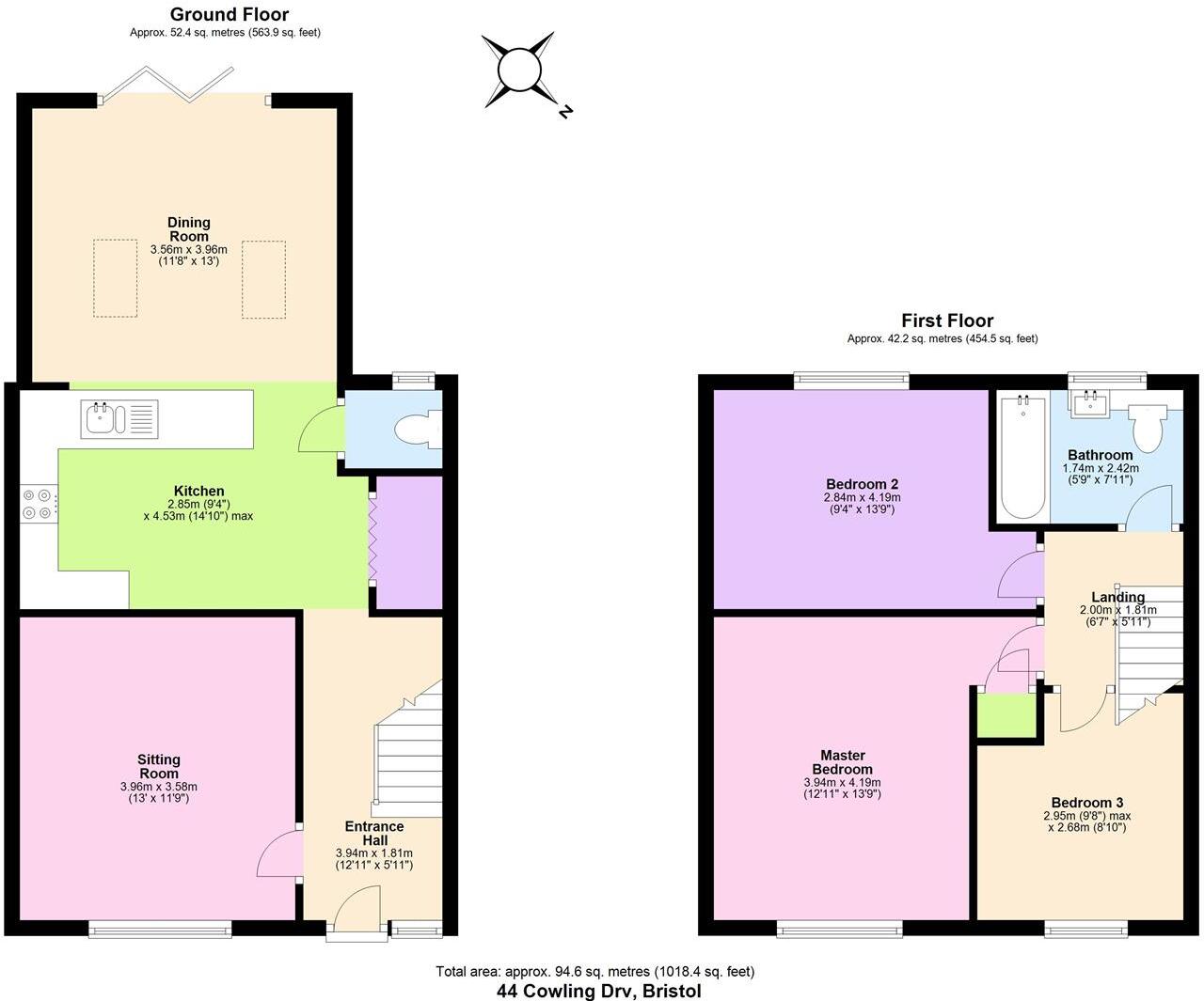 Cowling Drive, Stockwood, Bristol floorplan