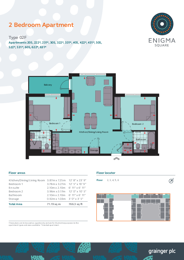 Enigma Square, Milton Keynes Milton Keynes MK9 floorplan
