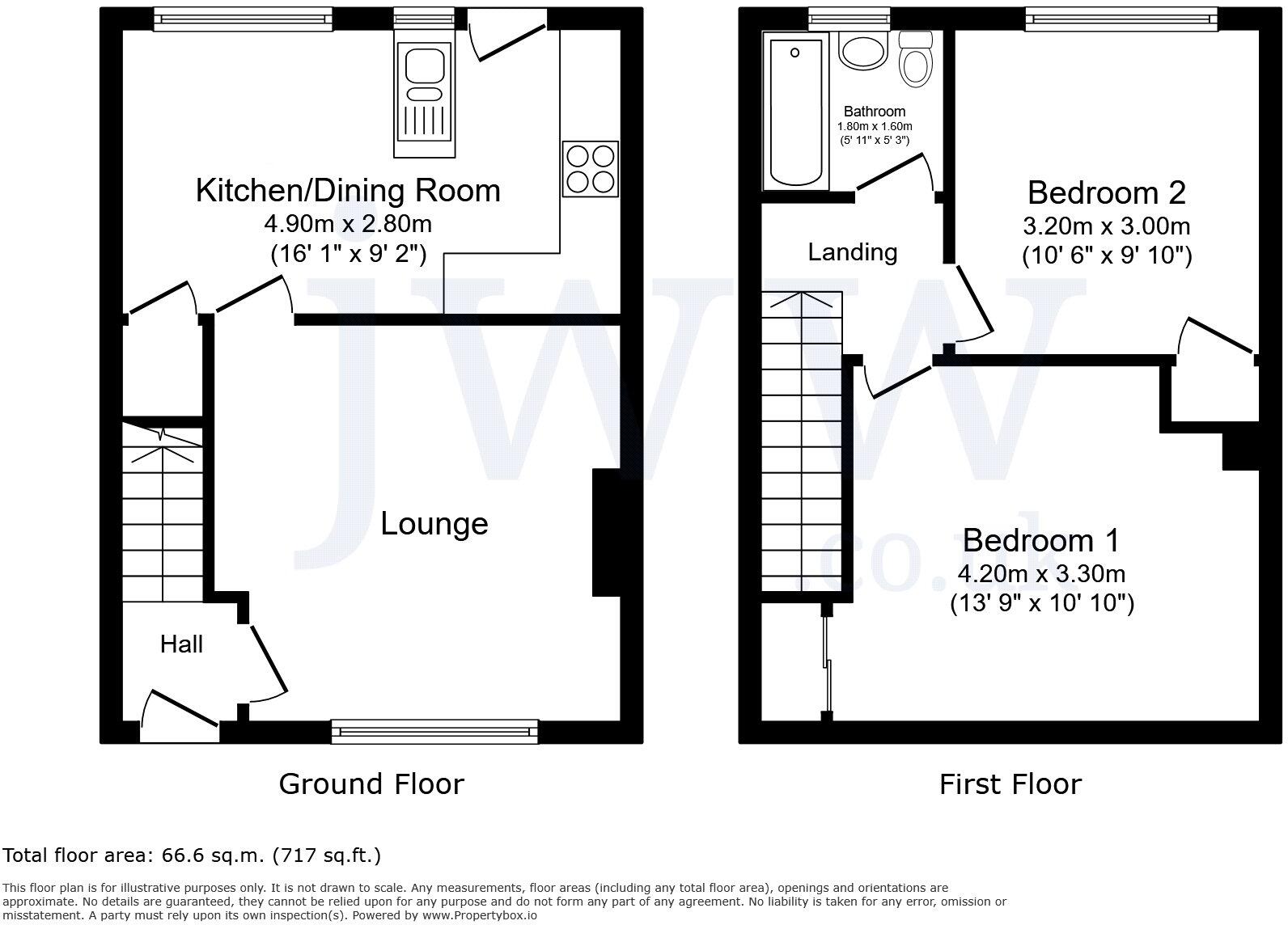 West Lane, Bishop Auckland, County Durham, DL14 floorplan