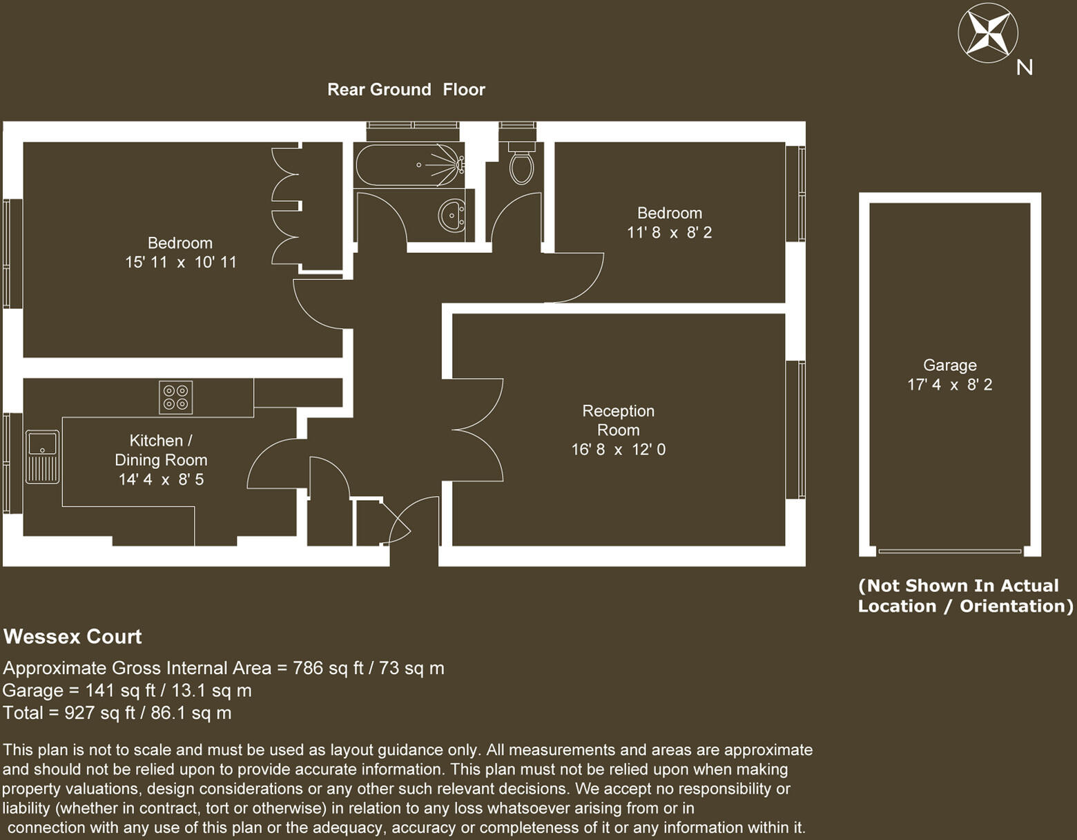 Wessex Court, Putney Hill, London. floorplan