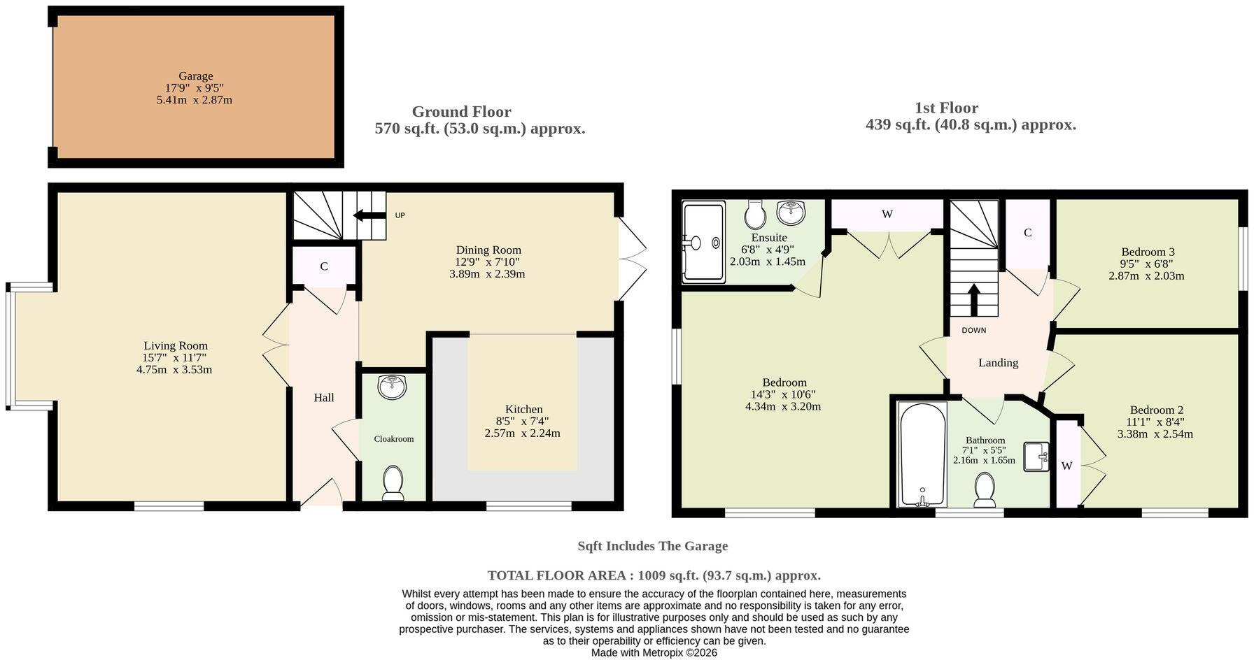 Song Thrush Close, Stowmarket floorplan