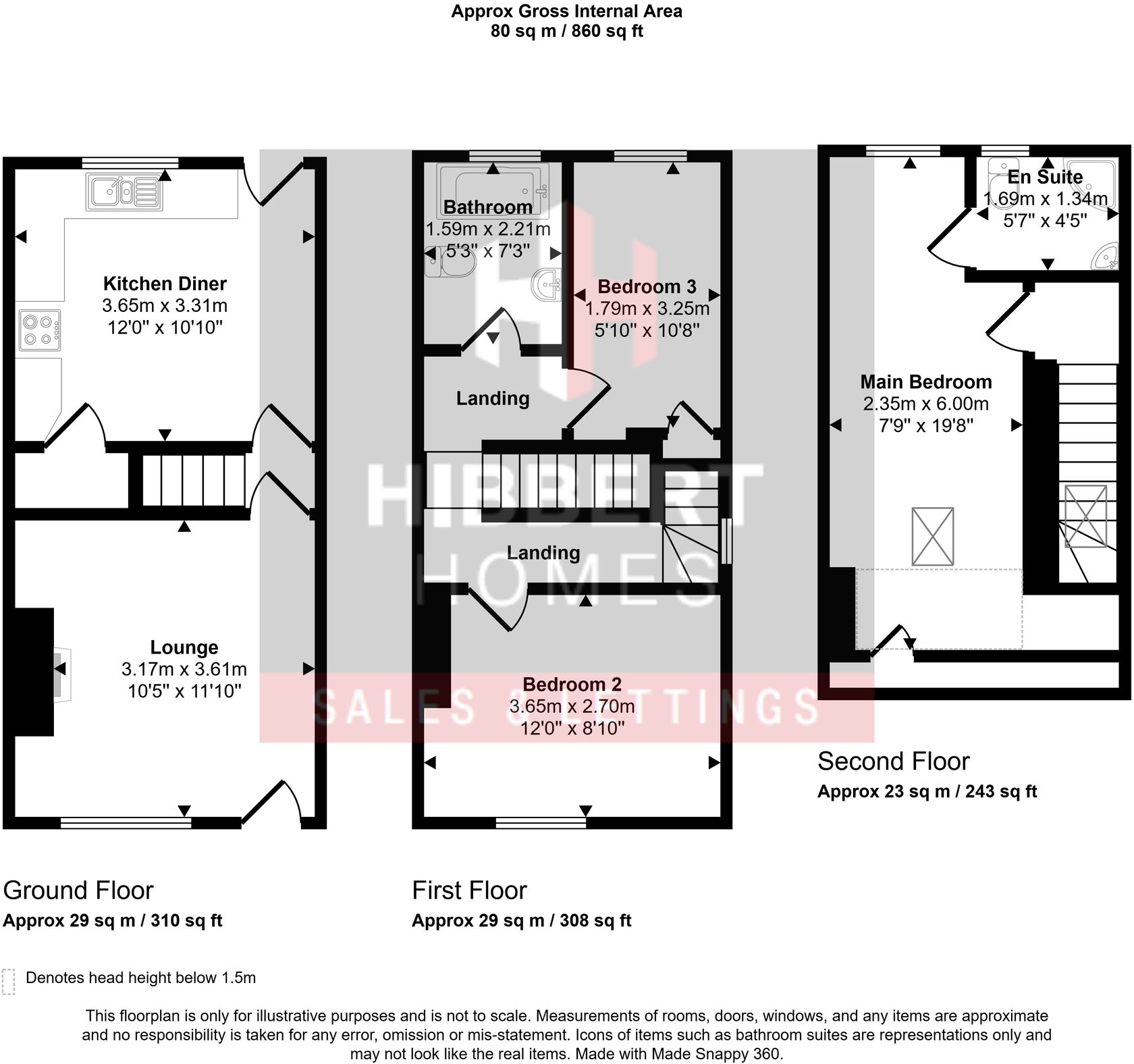 Glebe Street, Stockport, SK1 floorplan