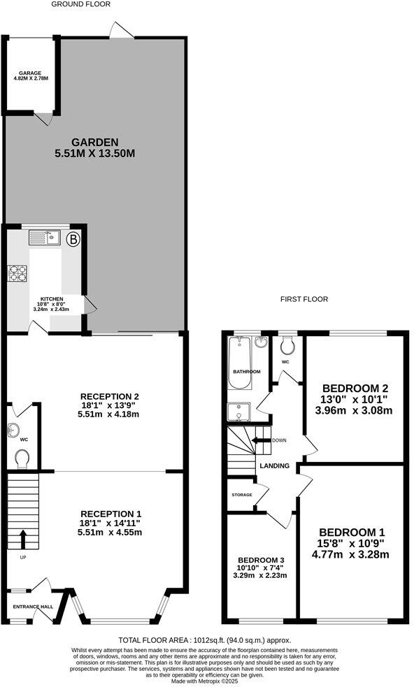 Princes Gardens, West Acton, West Acton, W3 floorplan