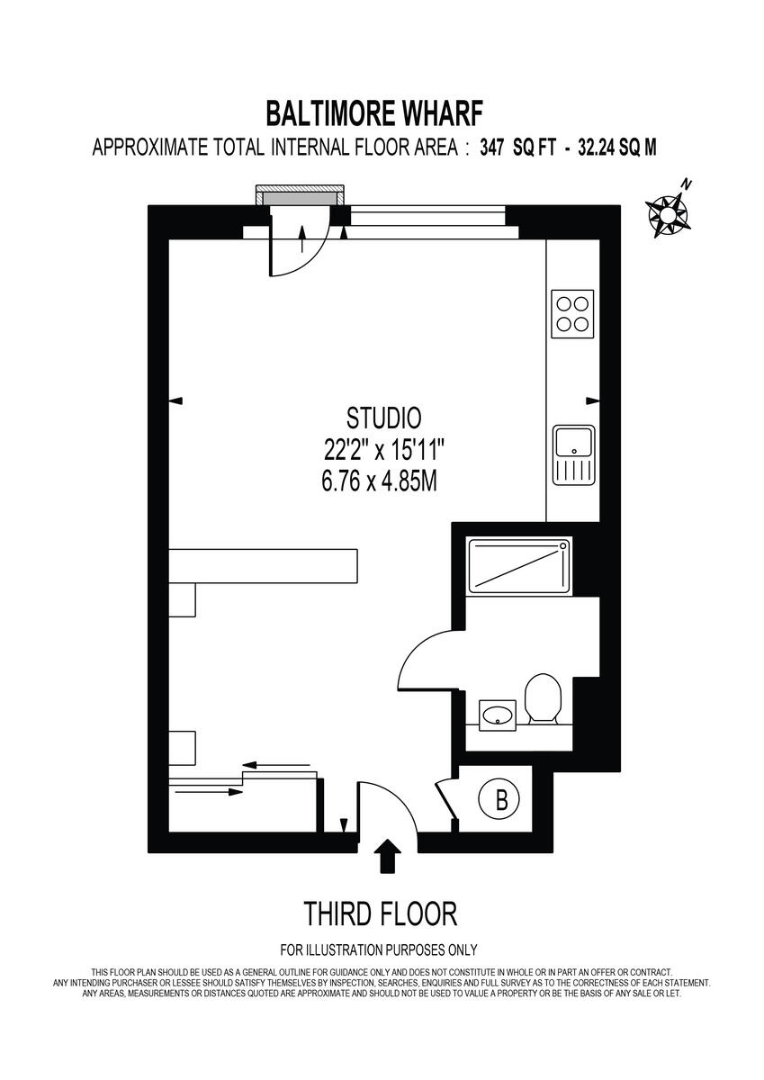 Baltimore Wharf, London E14 floorplan