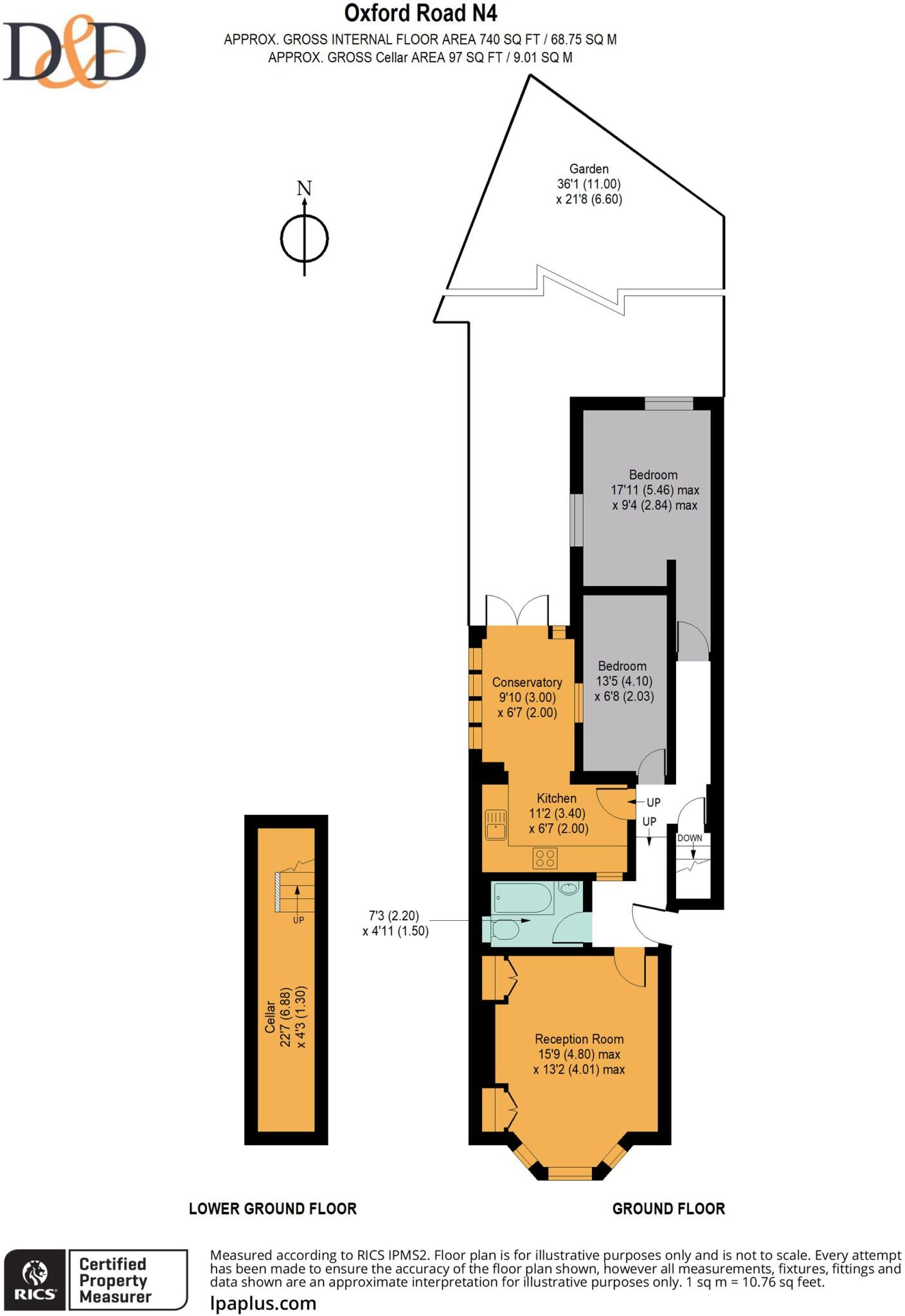 Oxford Road, Finsbury Park, N4 floorplan