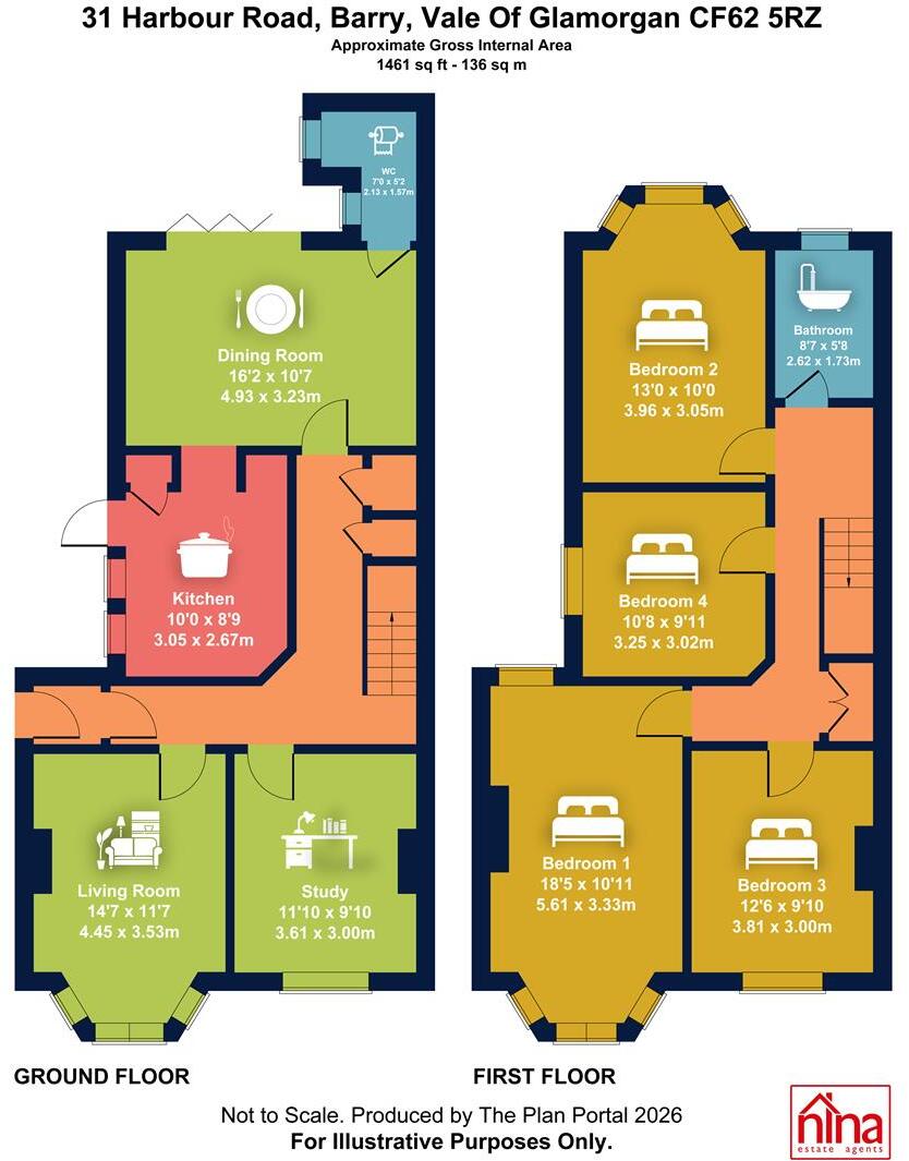 Harbour Road, Barry floorplan