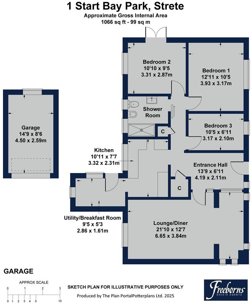Start Bay Park, Strete floorplan