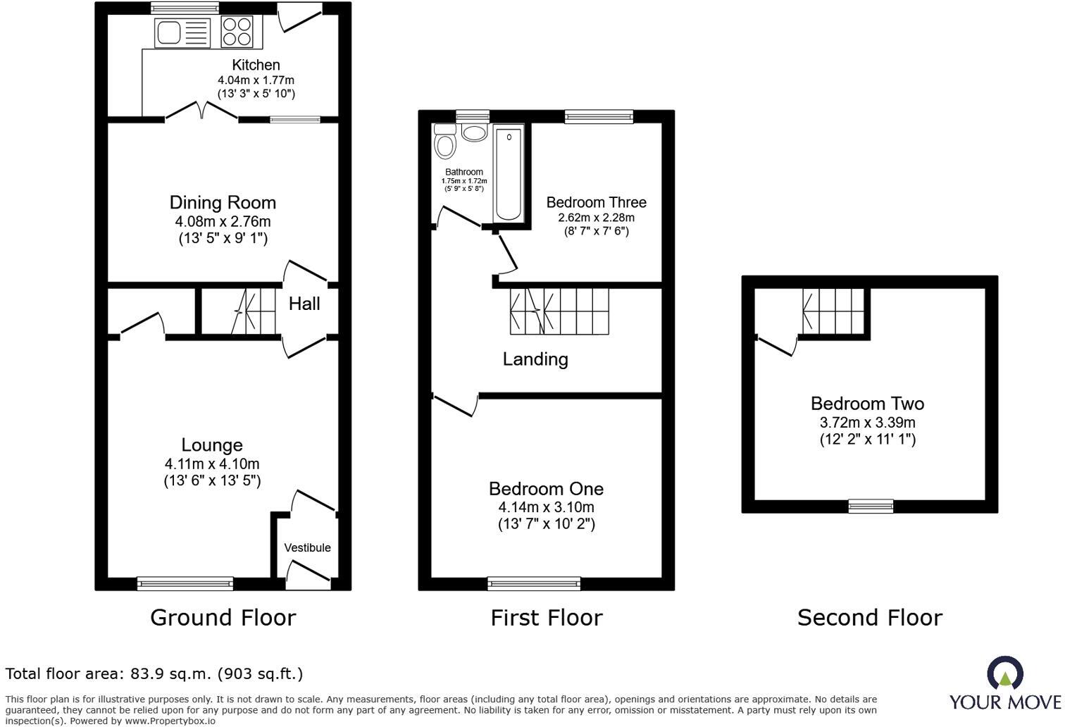 Harriet Street, Worsley, Manchester, Greater Manchester, M28 floorplan