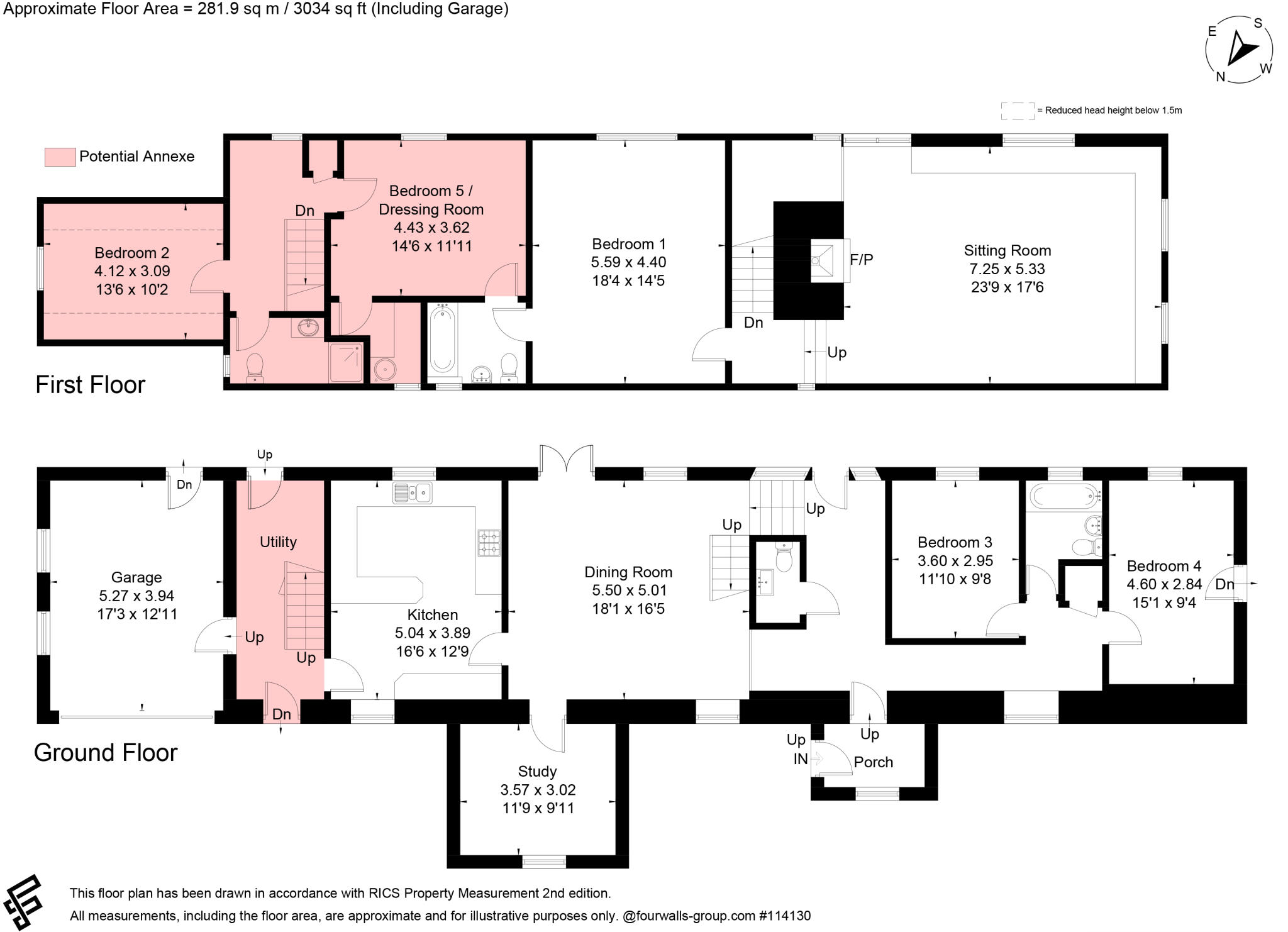 St. Giles, Torrington, Devon, EX38 floorplan