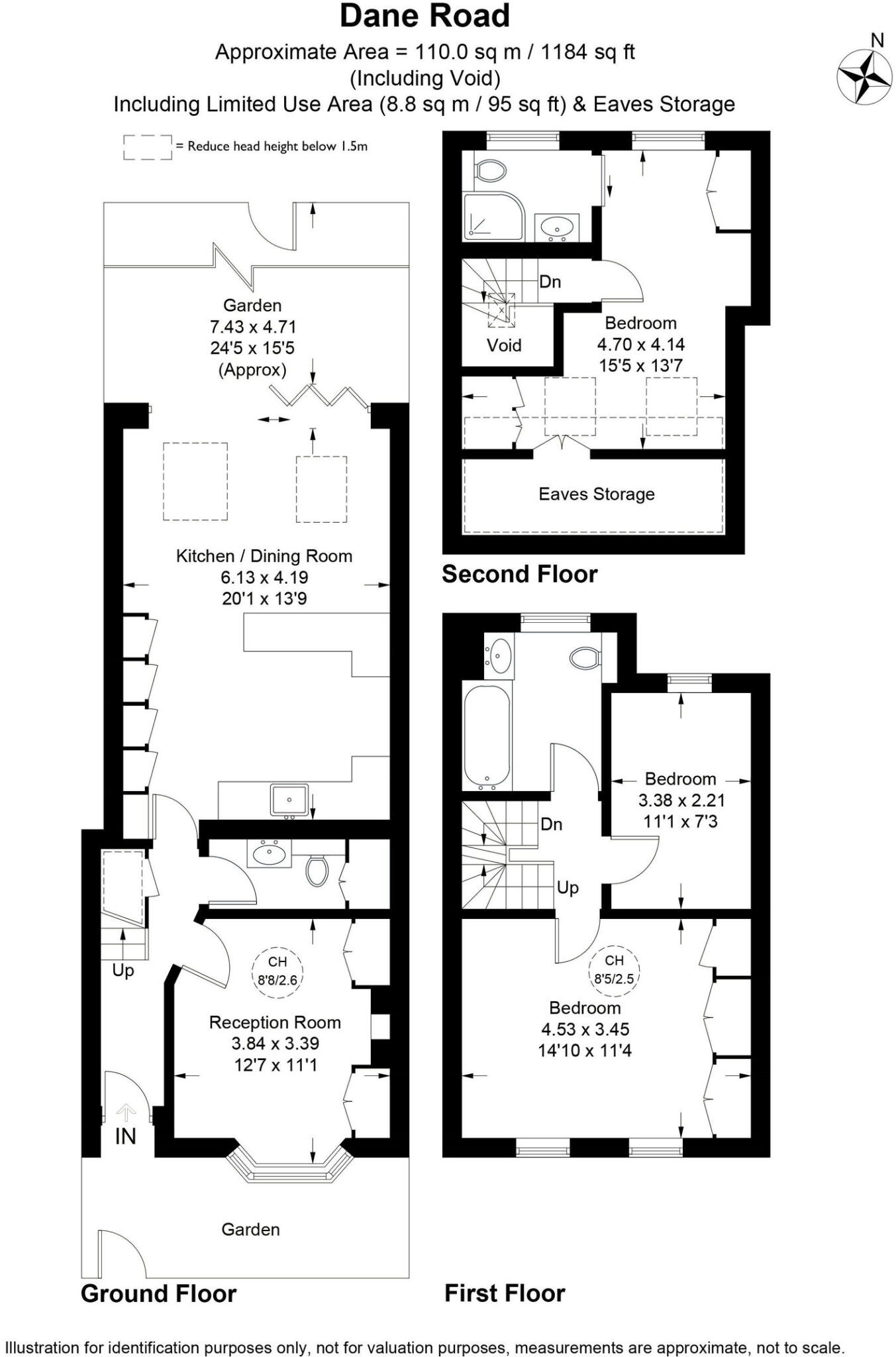Dane Road, Colliers Wood, SW19 floorplan