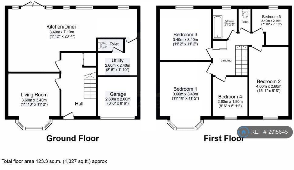Wardown Crescent, Luton, LU2 floorplan