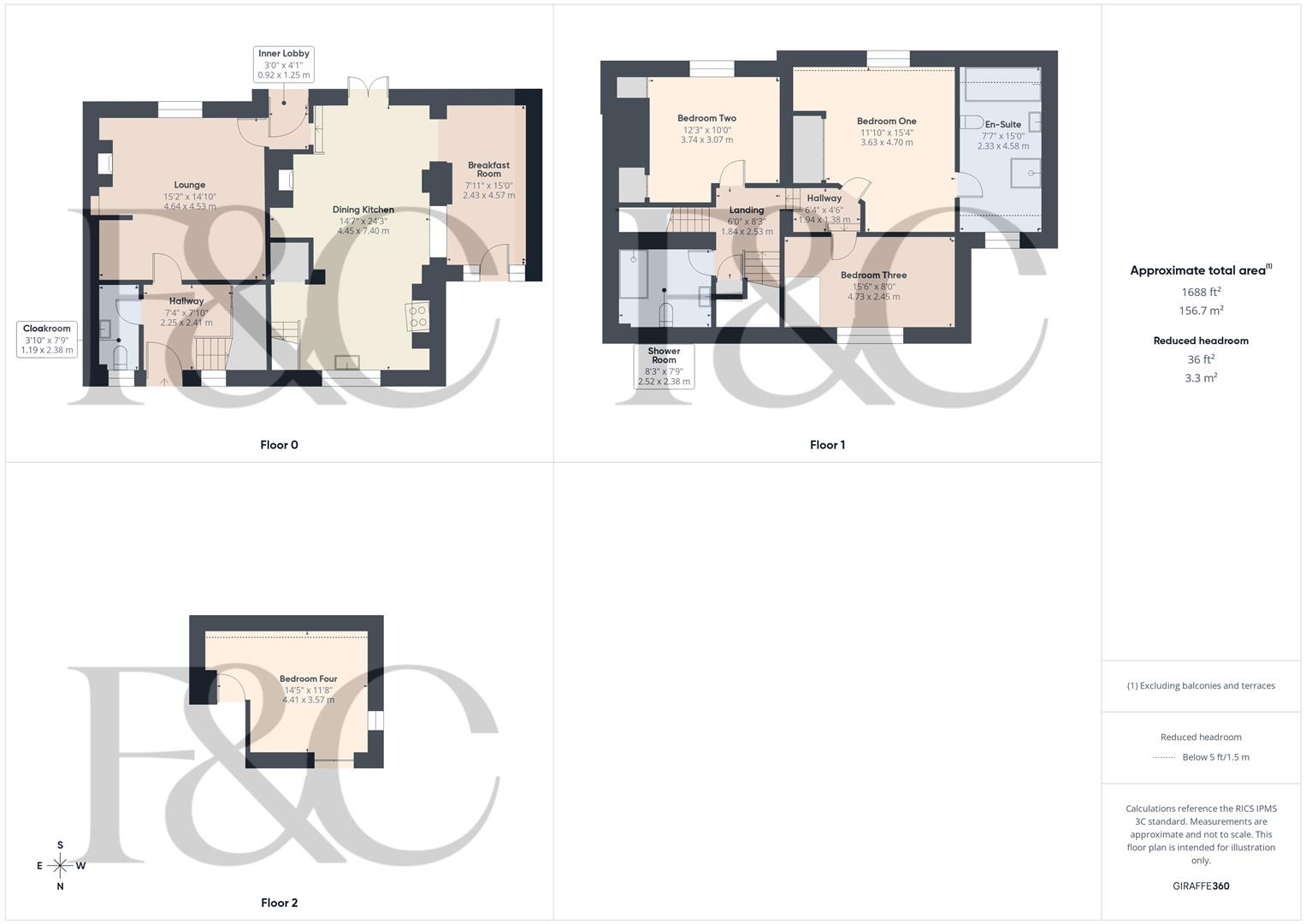 Brook Farm House, Chapel Lane, Chaddesden floorplan