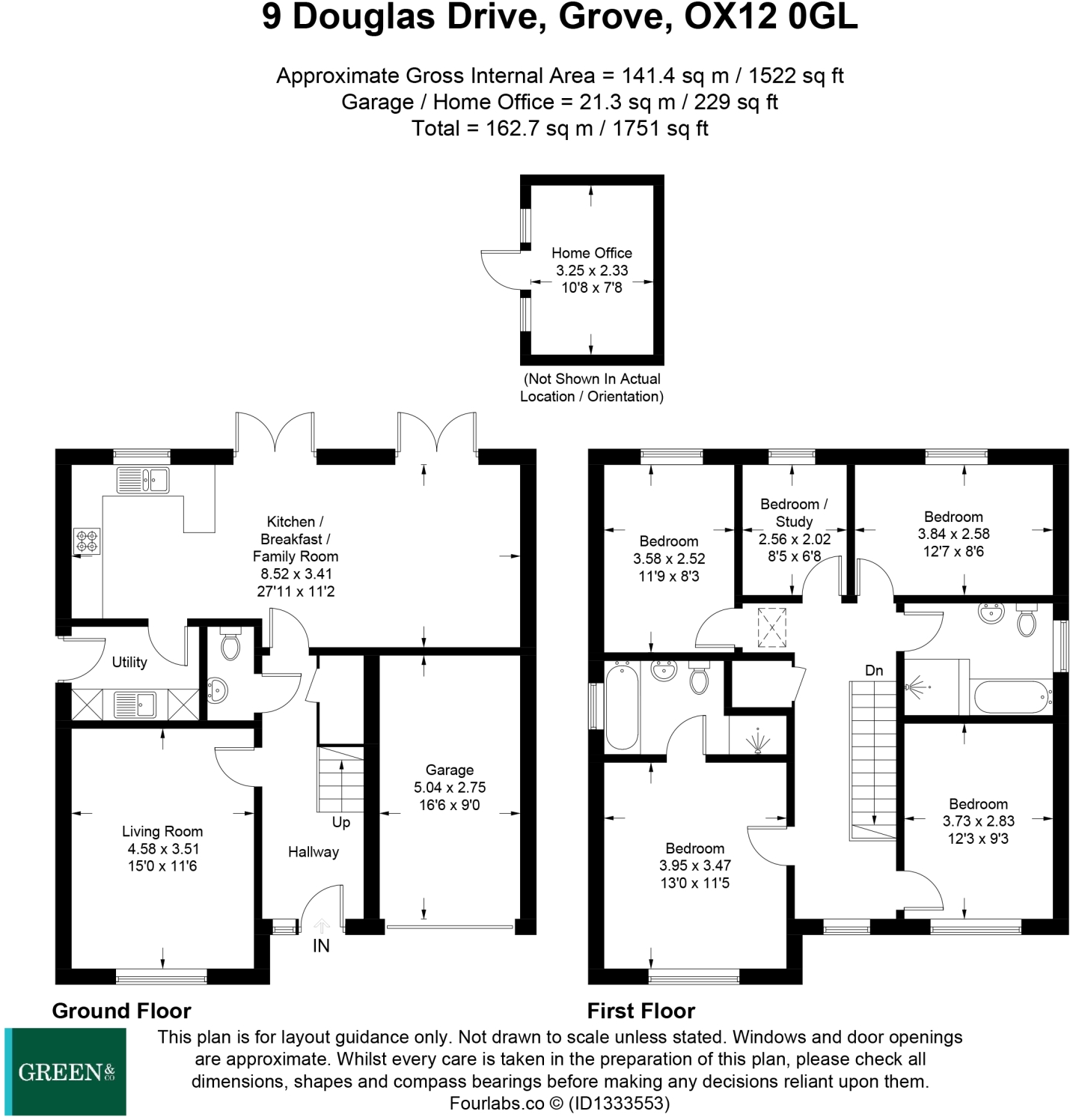 Douglas Drive, Grove floorplan