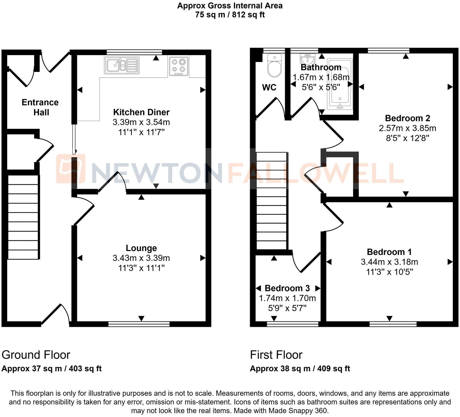 Normanton Road, Peterborough, PE1 floorplan