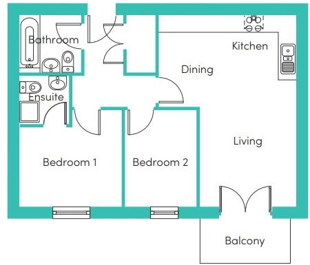 Seaford Road, Salford, M6 floorplan