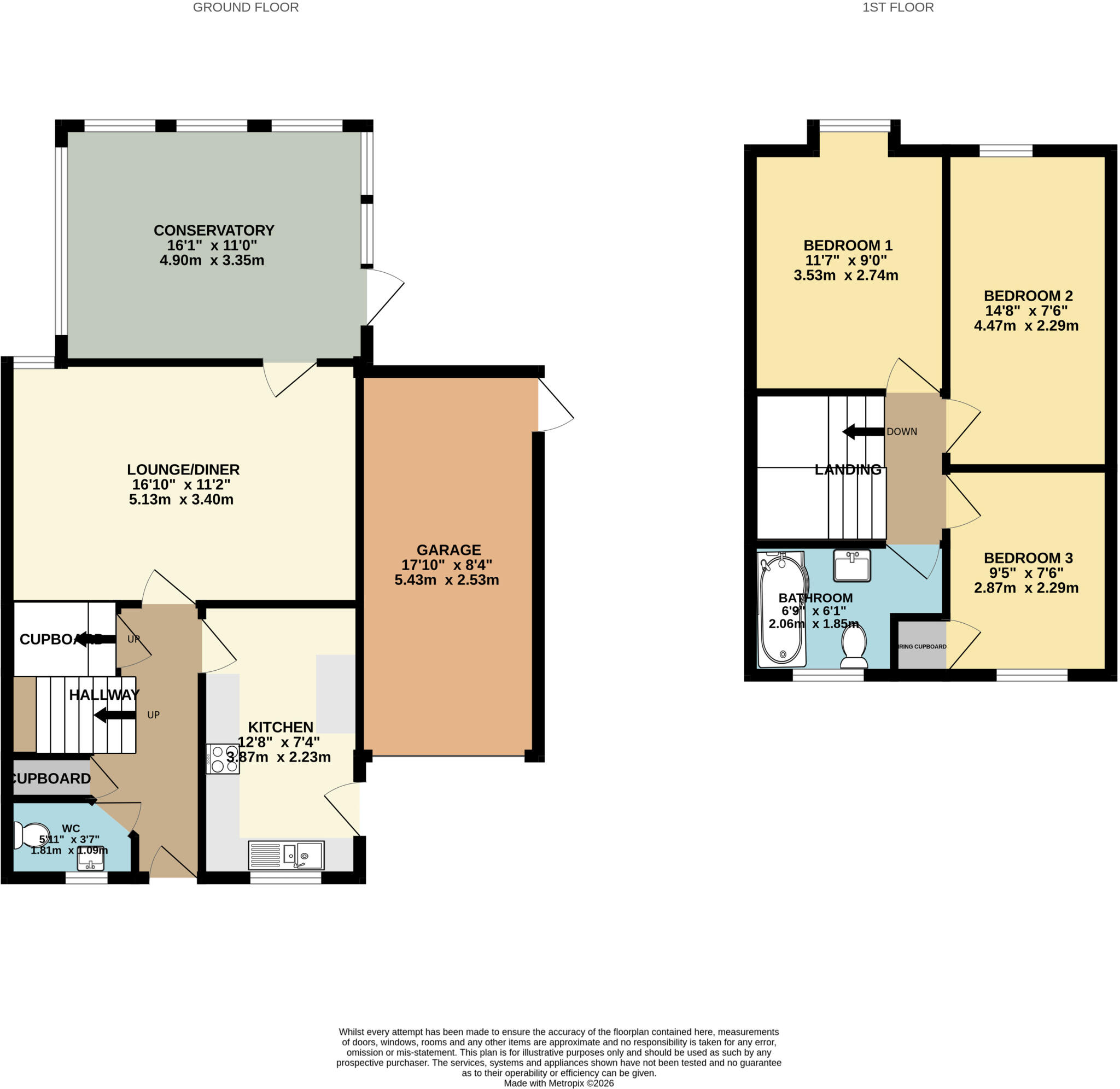 2, Saltmer Close, Ilfracombe, Devon, EX34 floorplan