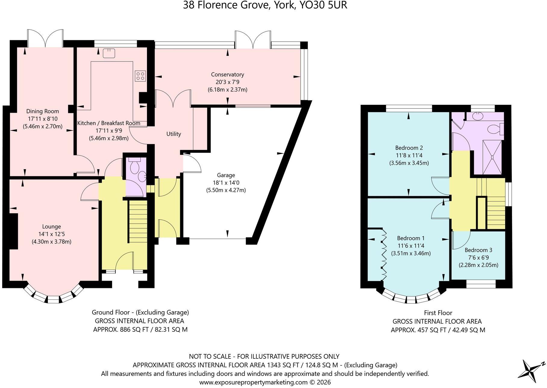 Florence Grove, York, YO30 floorplan