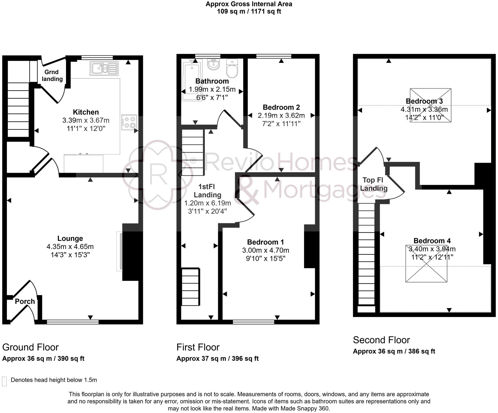 Mosshey Street, Shaw, OL2 floorplan