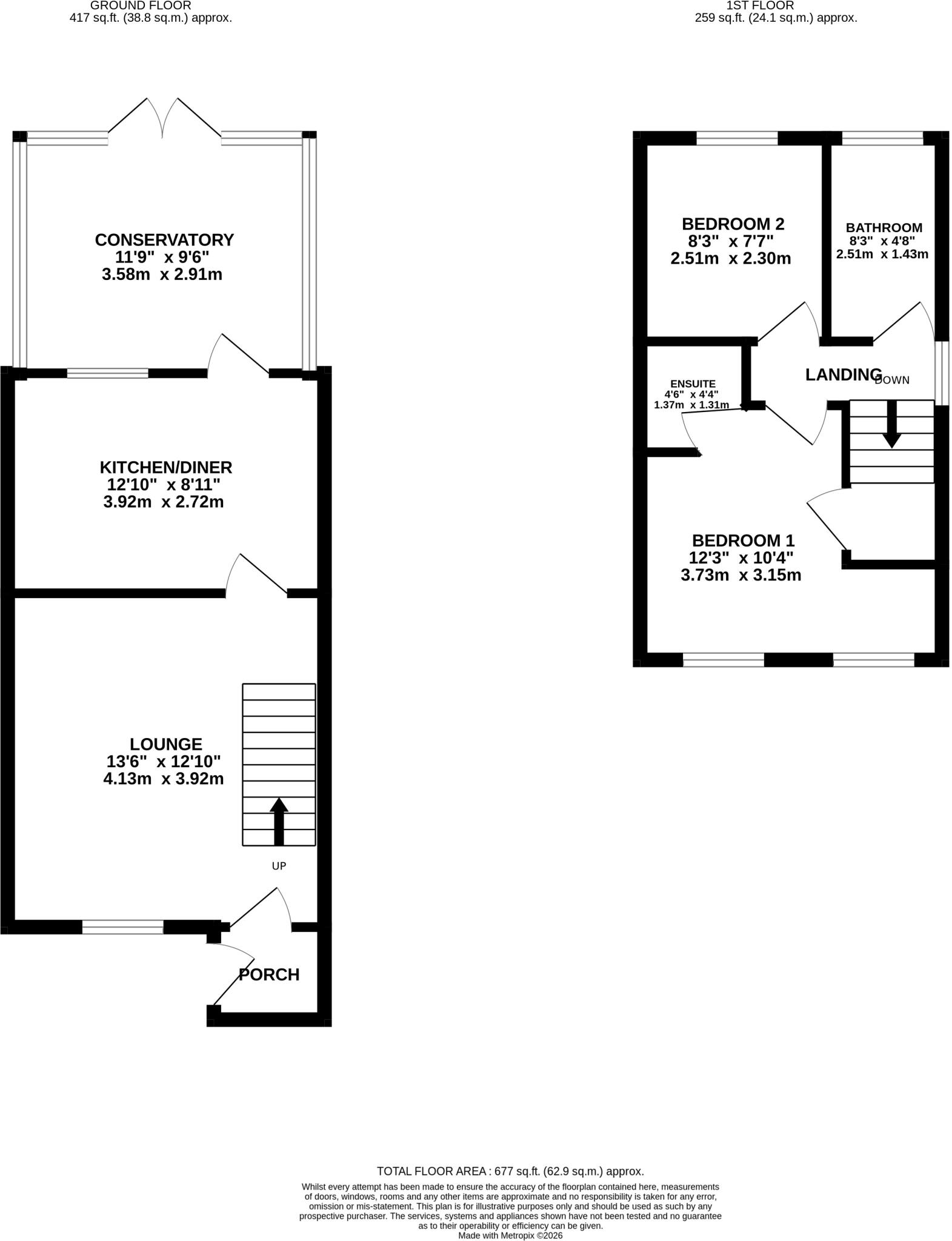 Hassall Road, Derby, DE65 floorplan