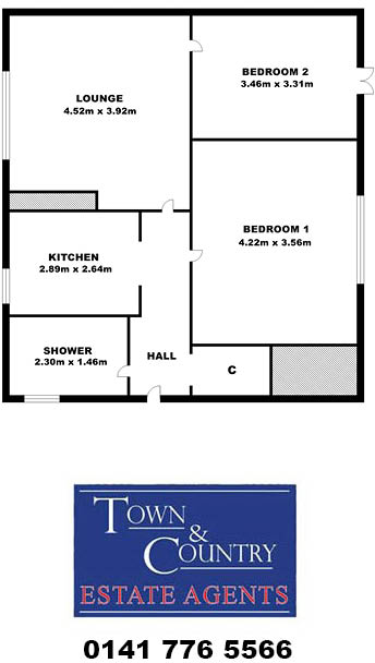 86, Hillhead Road, Kirkintilloch, G66 2JA floorplan