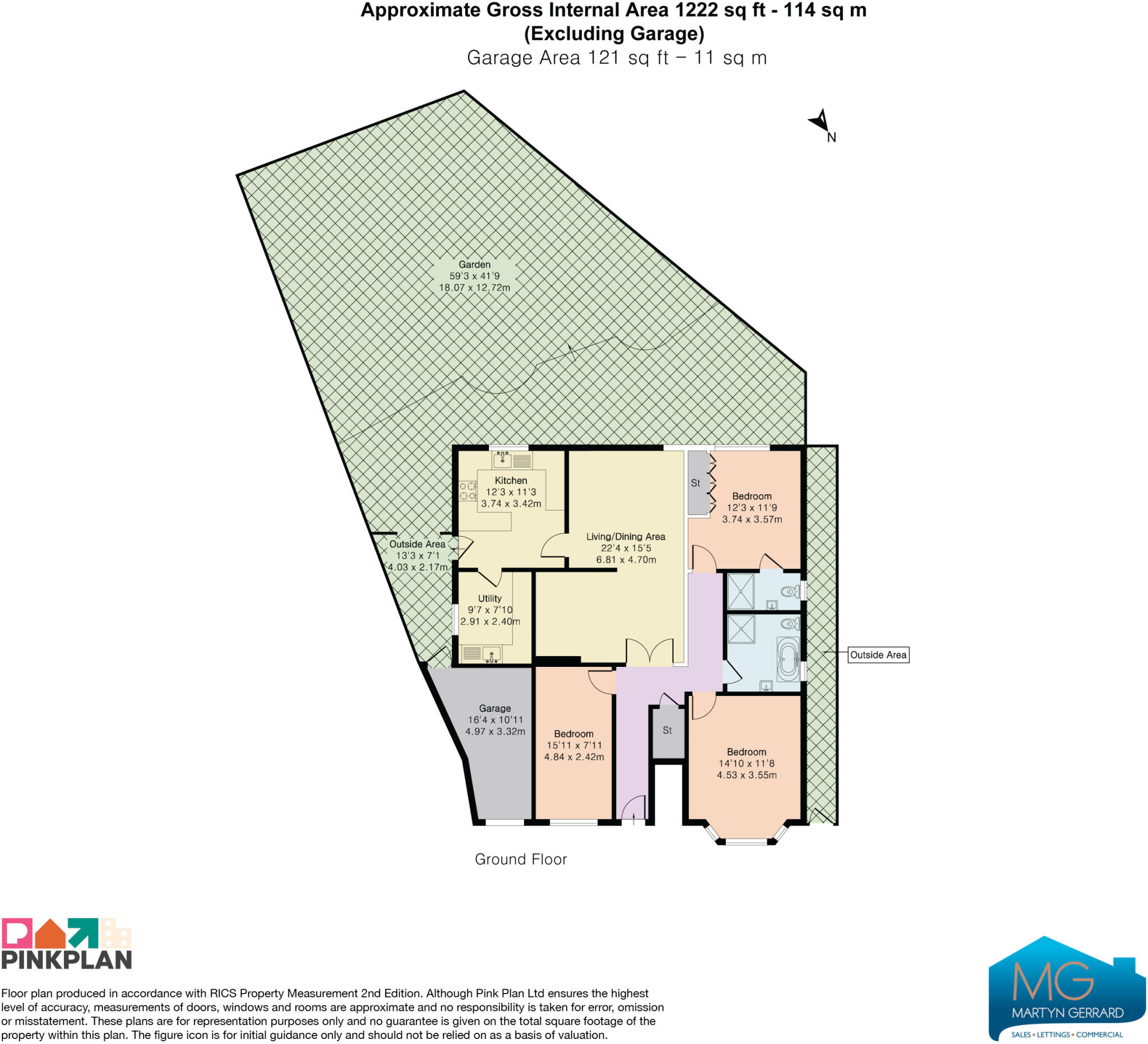 Netherleigh, 121 Hutton Grove, North Finchley, London, N12 floorplan