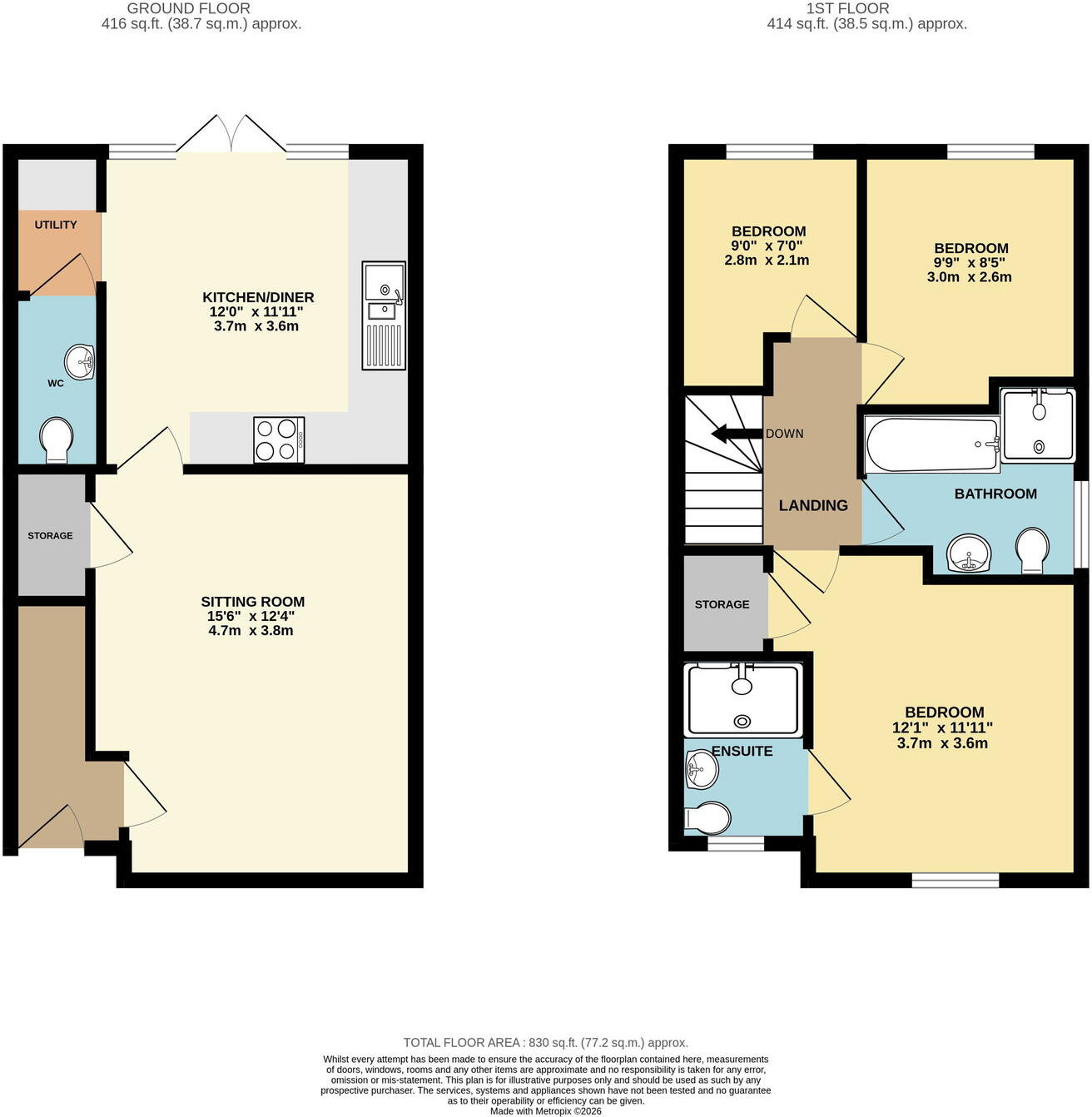 Kilburn, The Arches, Ledbury, HR8 floorplan