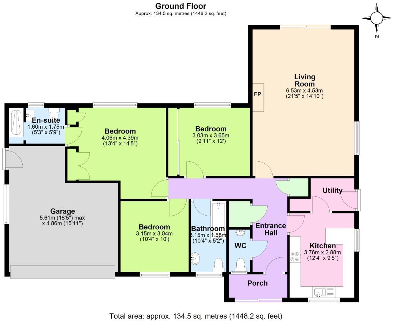 Dorchester Gardens, West Bridgford, Nottingham floorplan