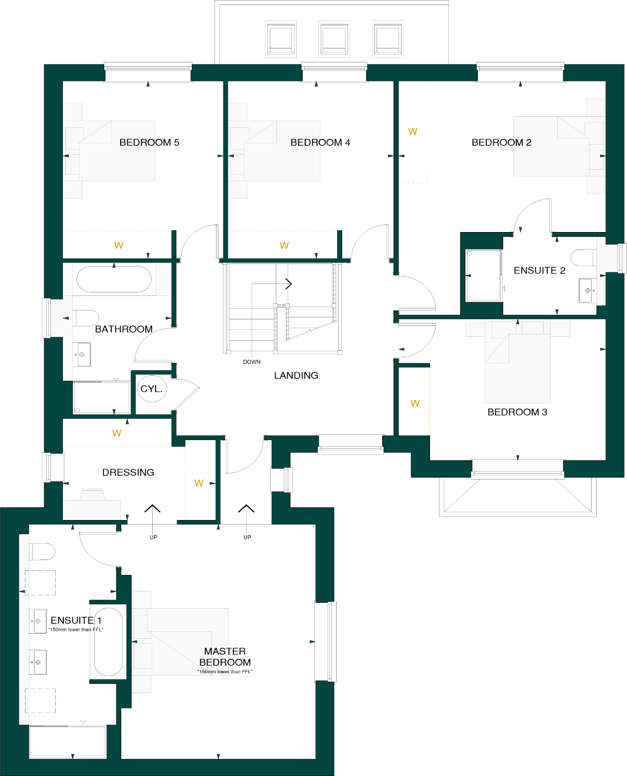 St George's, 
Morpeth, 
Northumberland, 
NE61 2NU floorplan