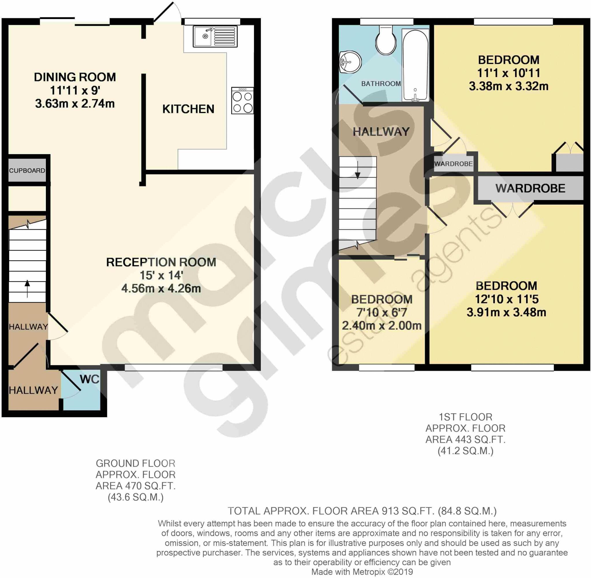 Benson Road, Henfield floorplan