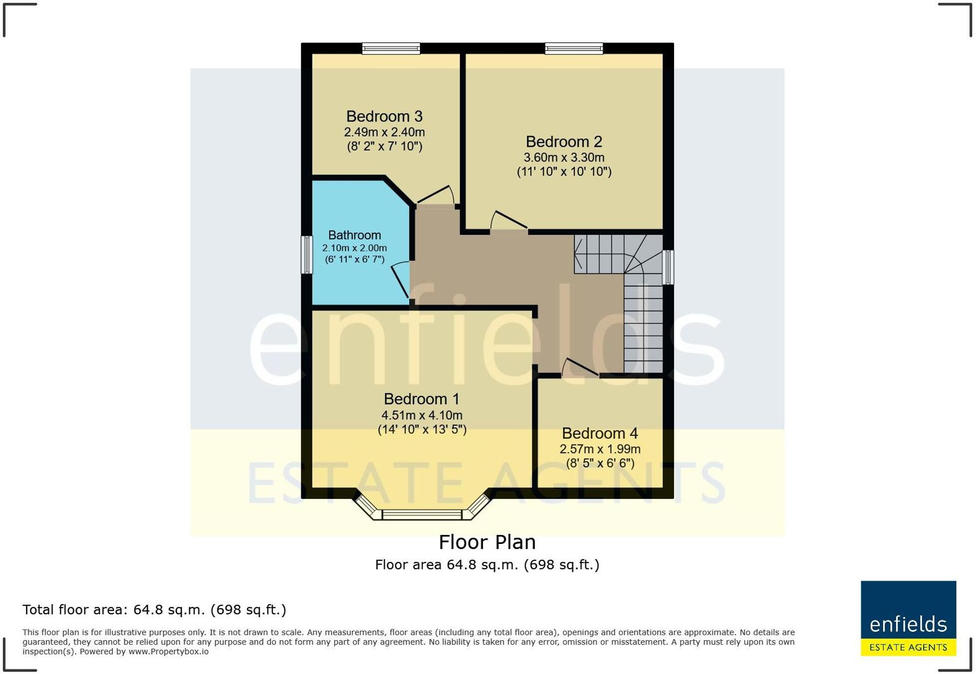 Firs Glen Road, Bournemouth, BH9 floorplan