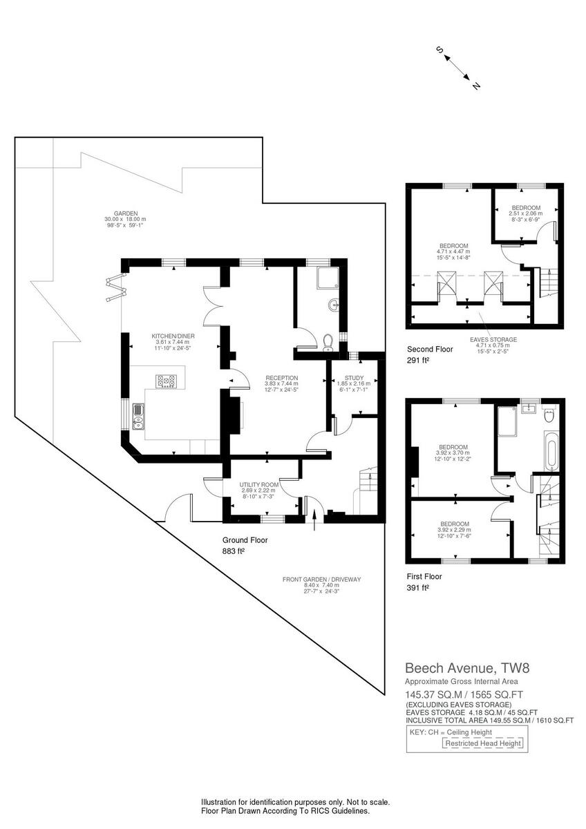 Beech Avenue, Brentford, TW8 floorplan