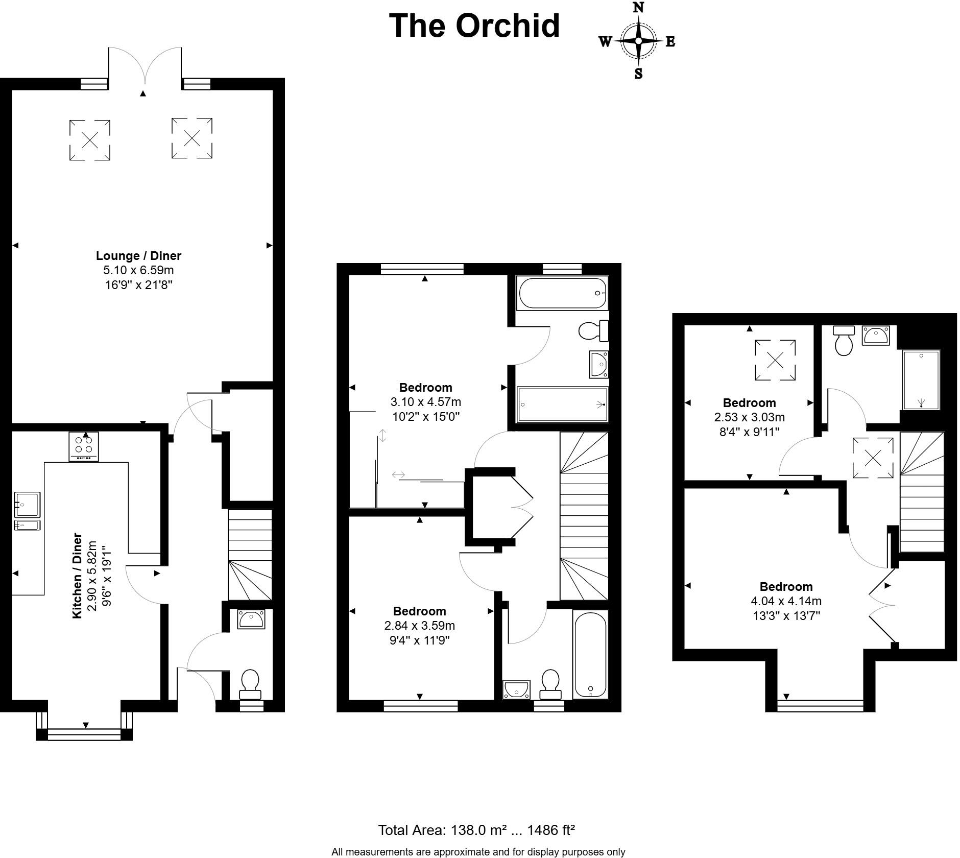 The Orchid Wallingford, Oxfordshire, OX10 floorplan