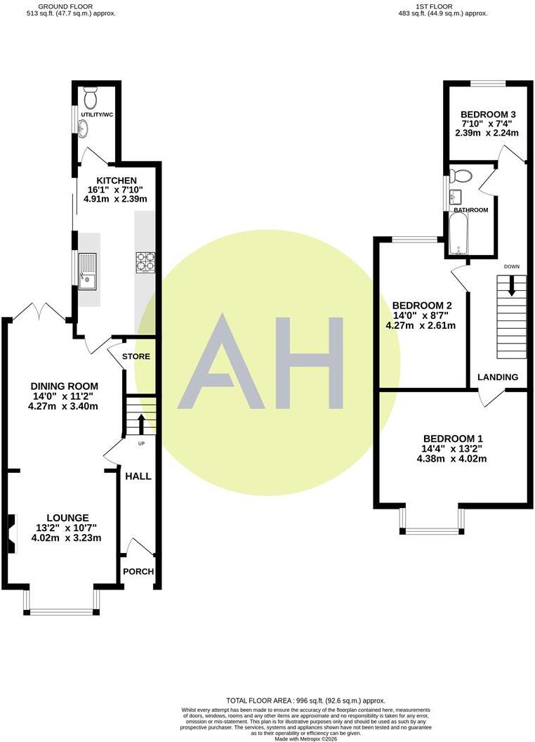Princes Road, Broadheath, Altrincham floorplan