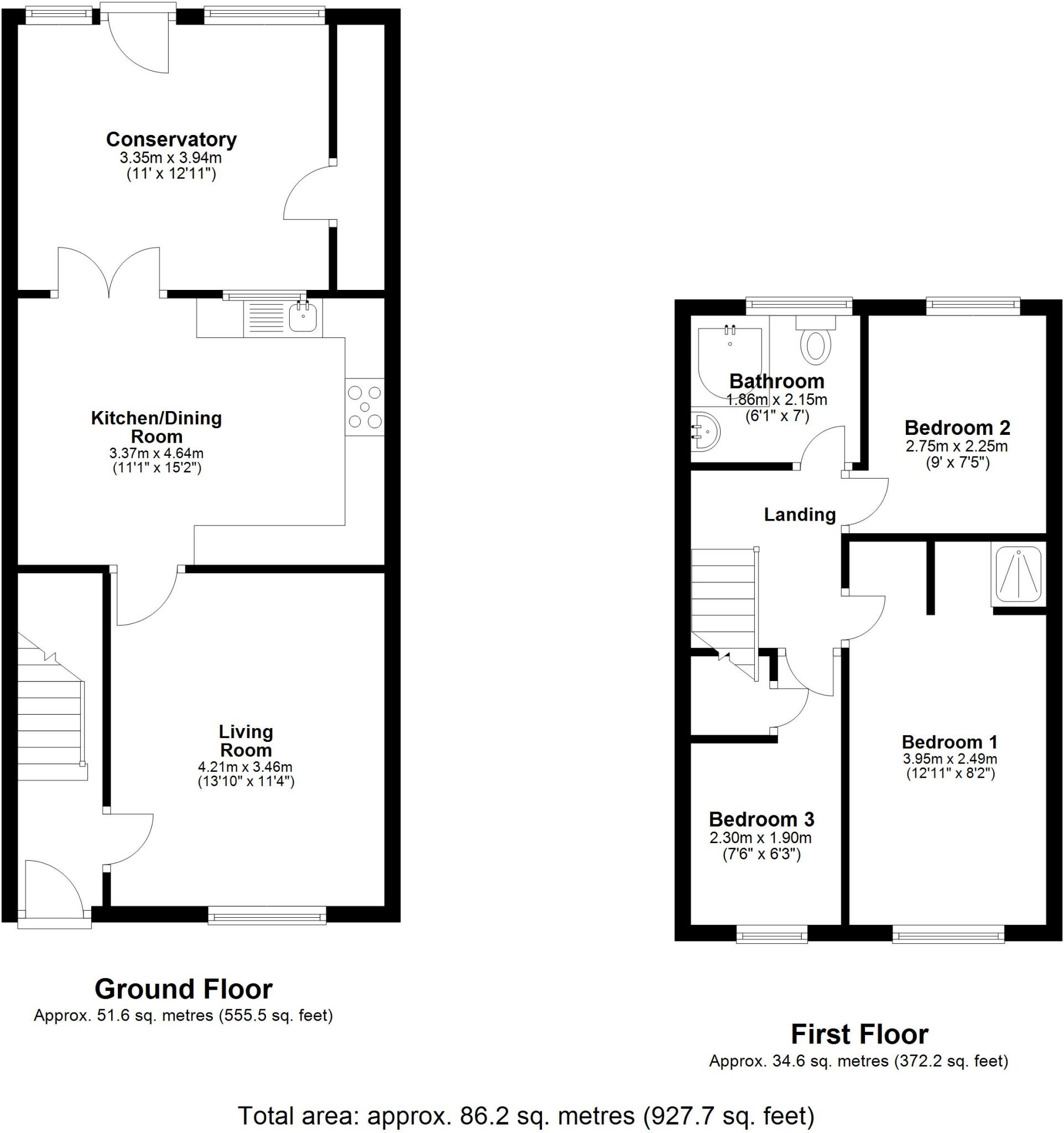 Esk Way, Bletchley, Milton Keynes floorplan