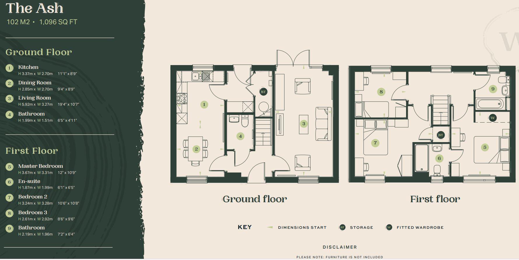 Eredine Crescent, Shenley Wood, Milton Keynes floorplan