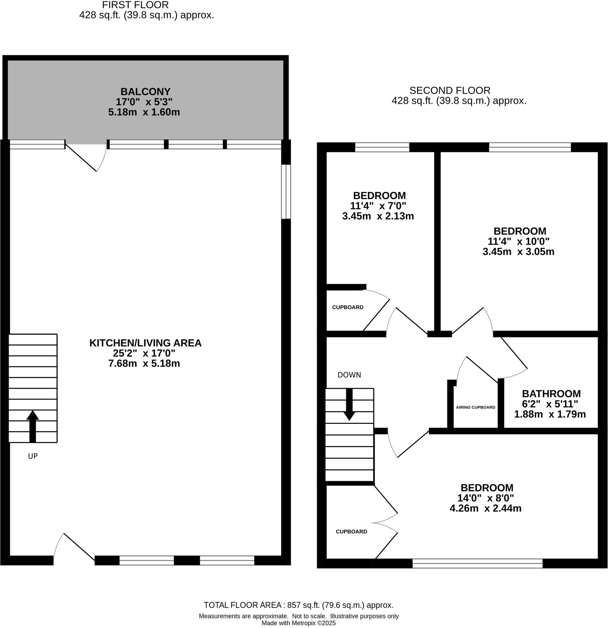 40 St. Johns Way, Corringham, Stanford-Le-Hope, Essex SS17 7LJ floorplan