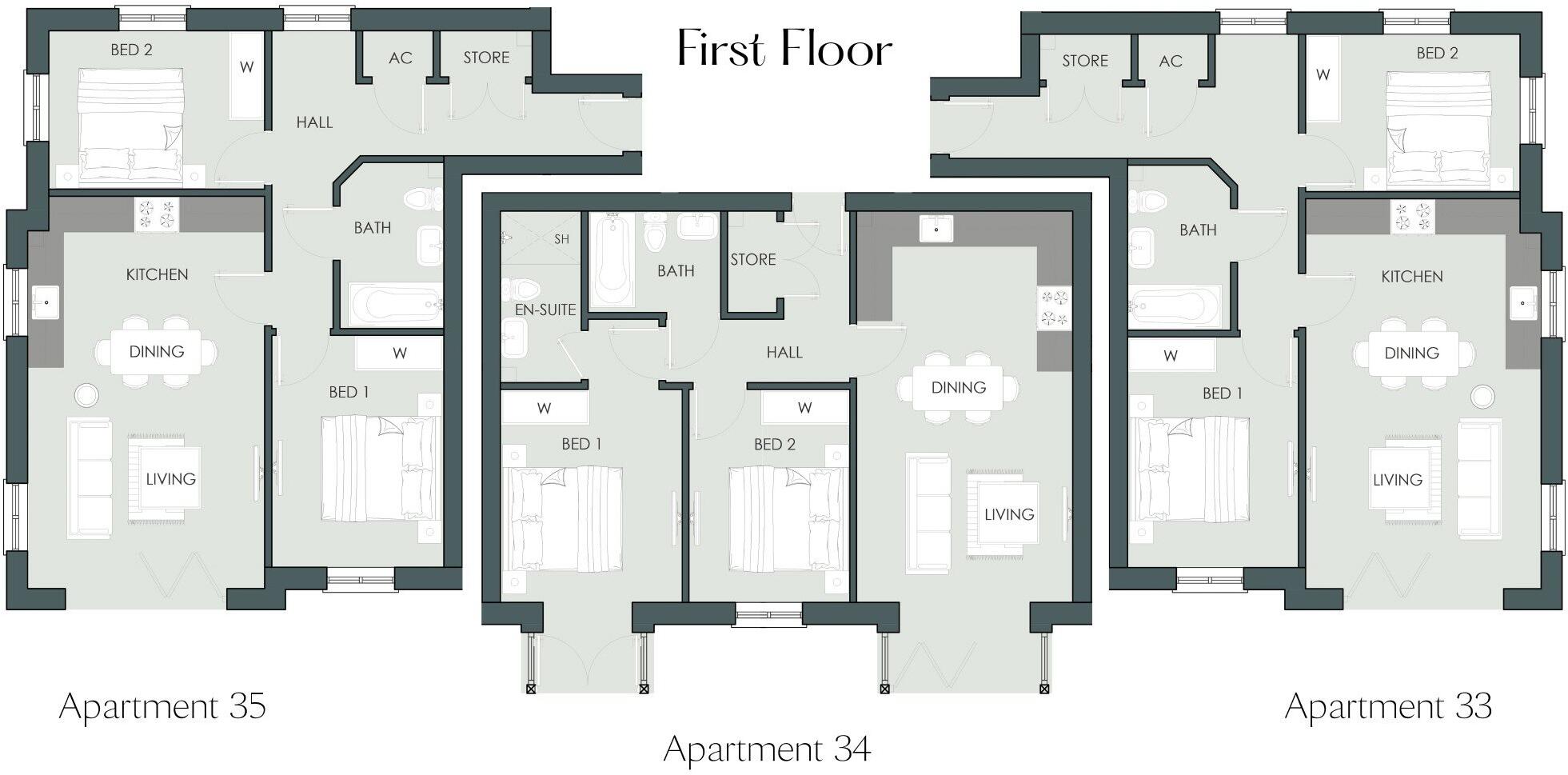 Gwladus Gardens, Raglan floorplan