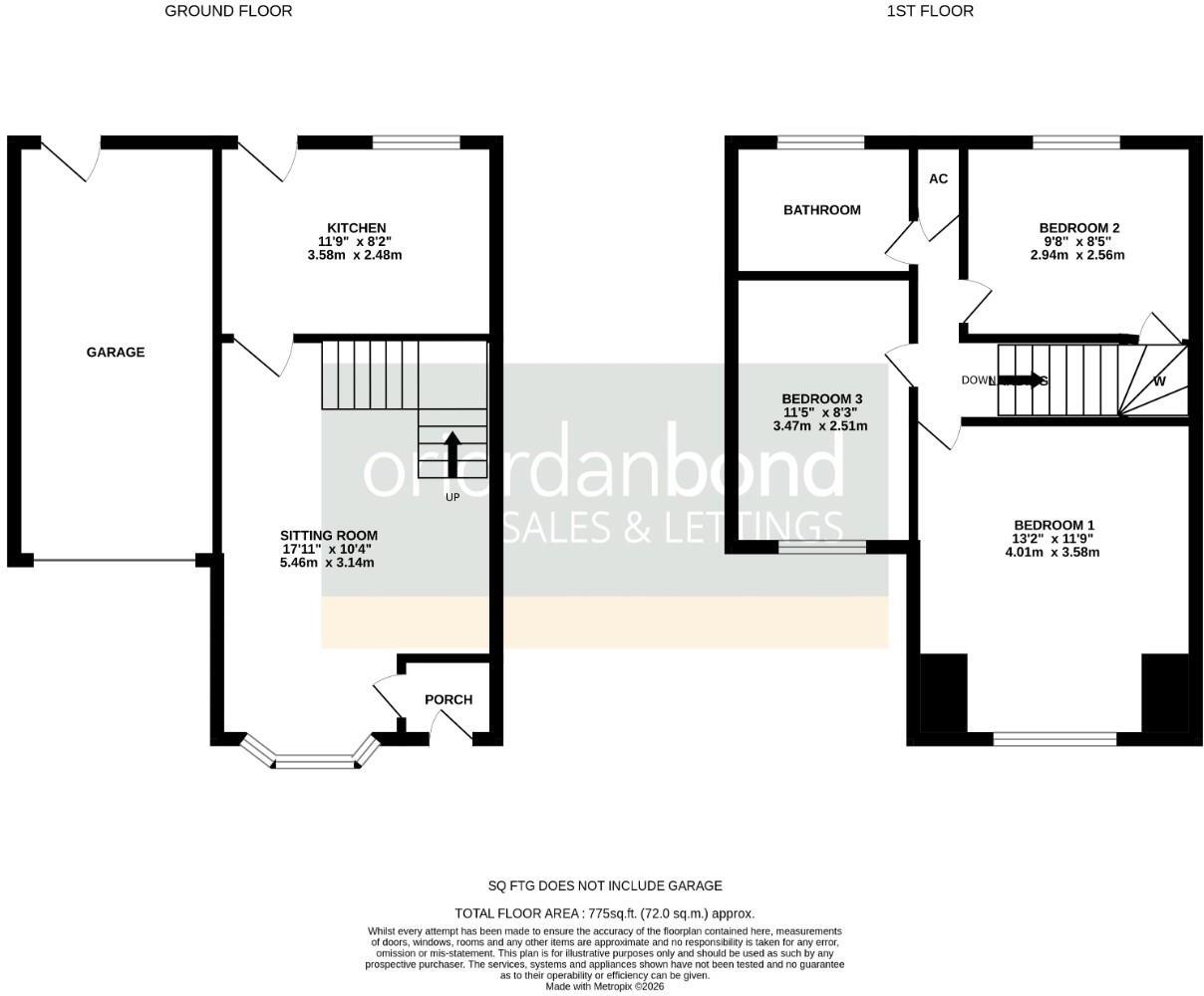 Tewkesbury Close, Buckingham Fields, Northampton NN4 floorplan