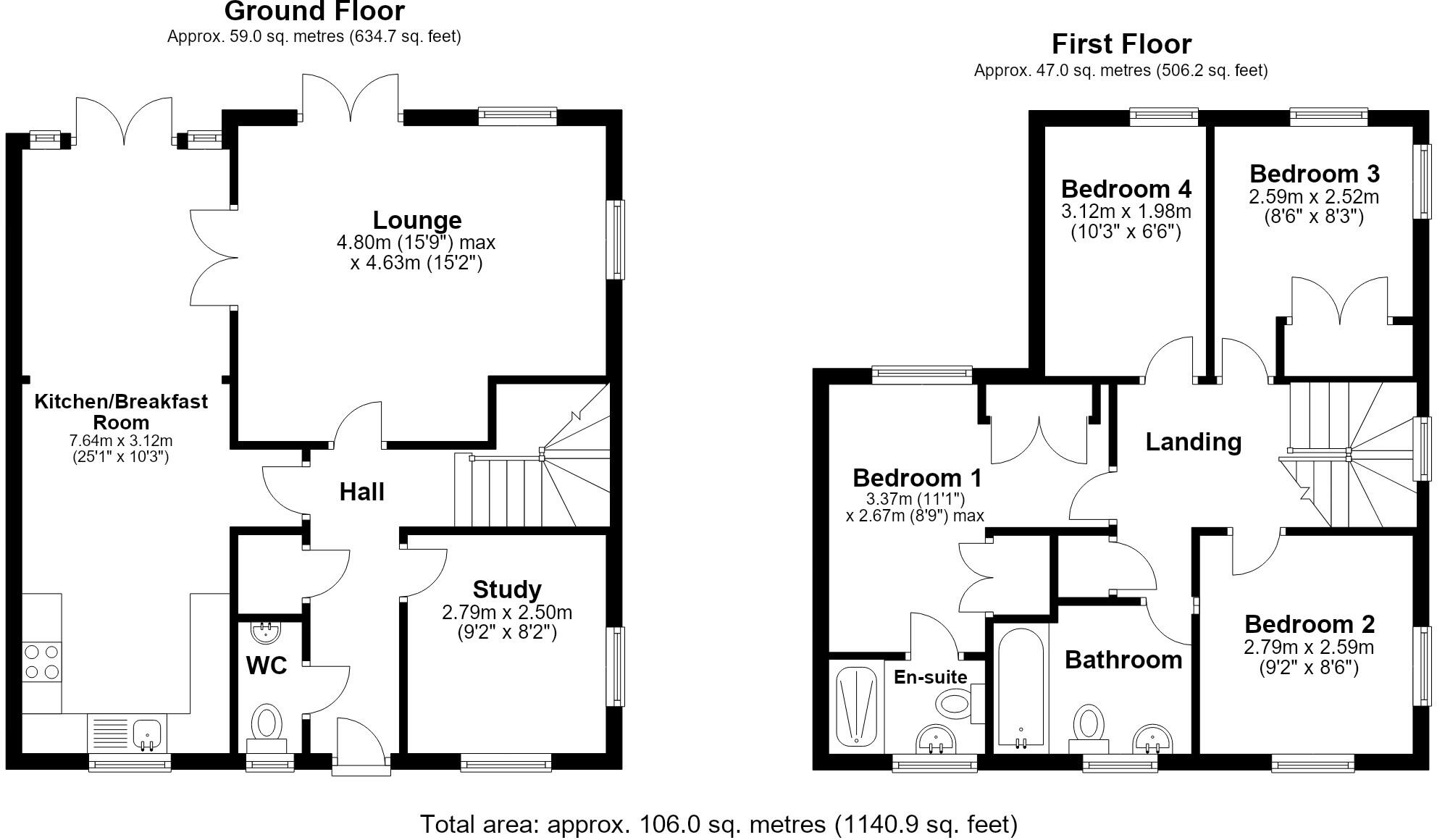 Heron Road, Saxmundham, Suffolk, IP17 floorplan