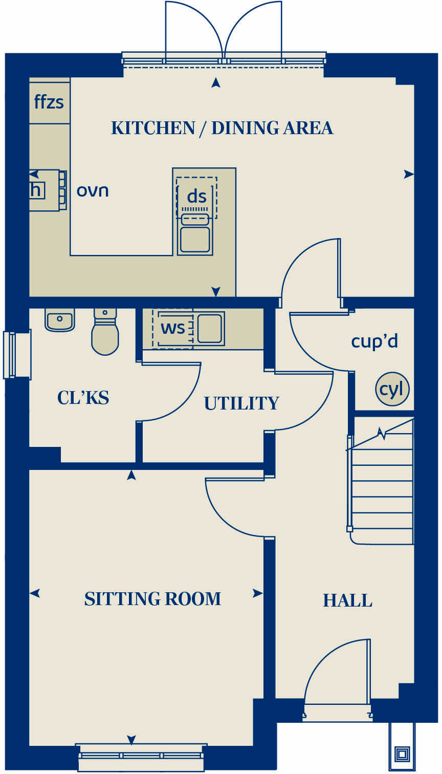 The Street,
Hullavington,
SN14 floorplan