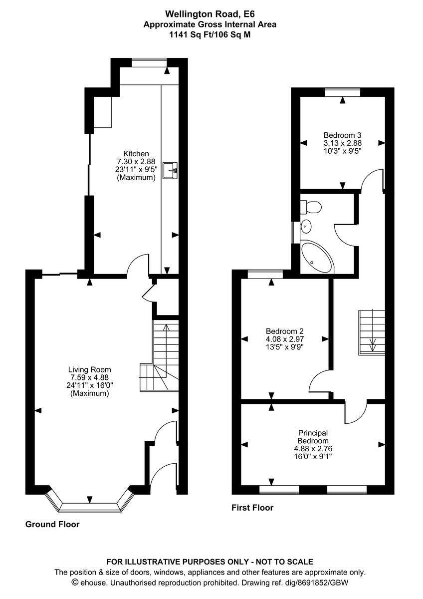 Wellington Road, London floorplan