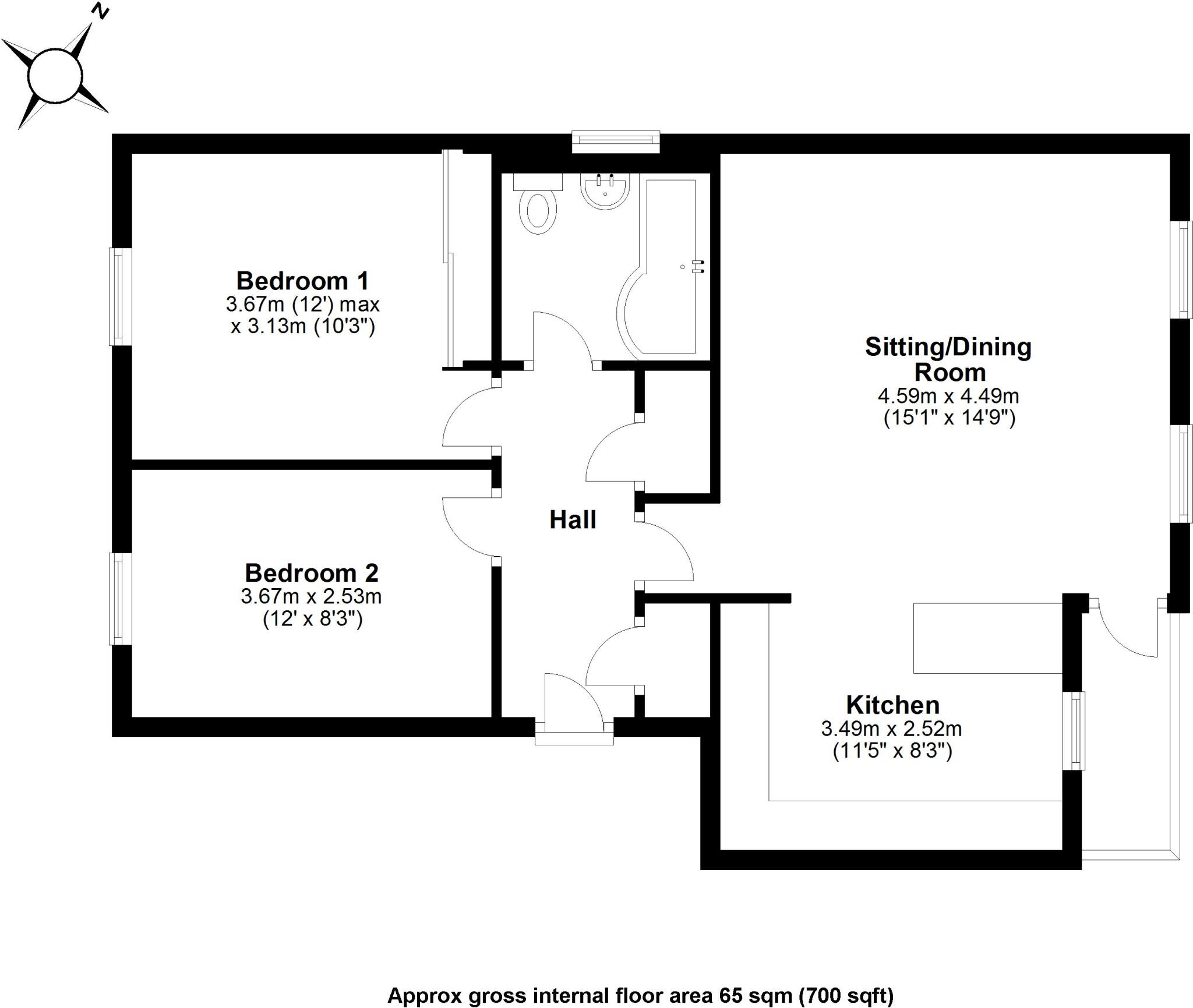 Stort Road, Bishop's Stortford, Hertfordshire, CM23 floorplan