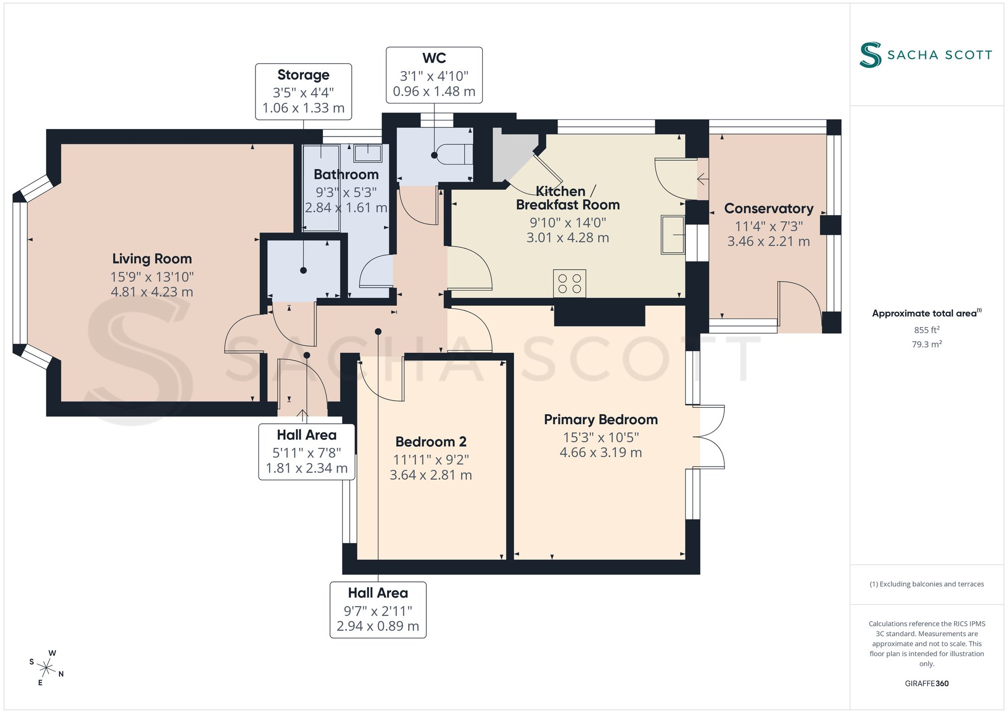 Castle Drive, Horley, RH6 floorplan
