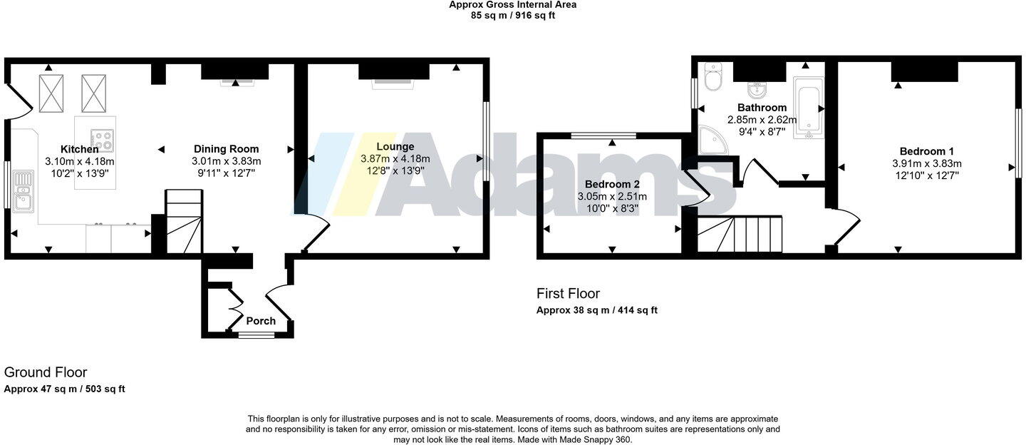 Norton Cottage, Preston Brook floorplan