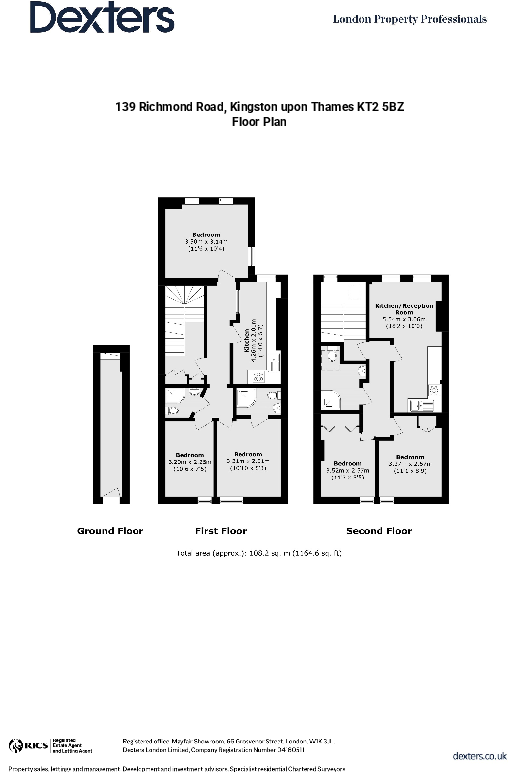 Richmond Road, Kingston Upon Thames, Surrey, KT2 floorplan