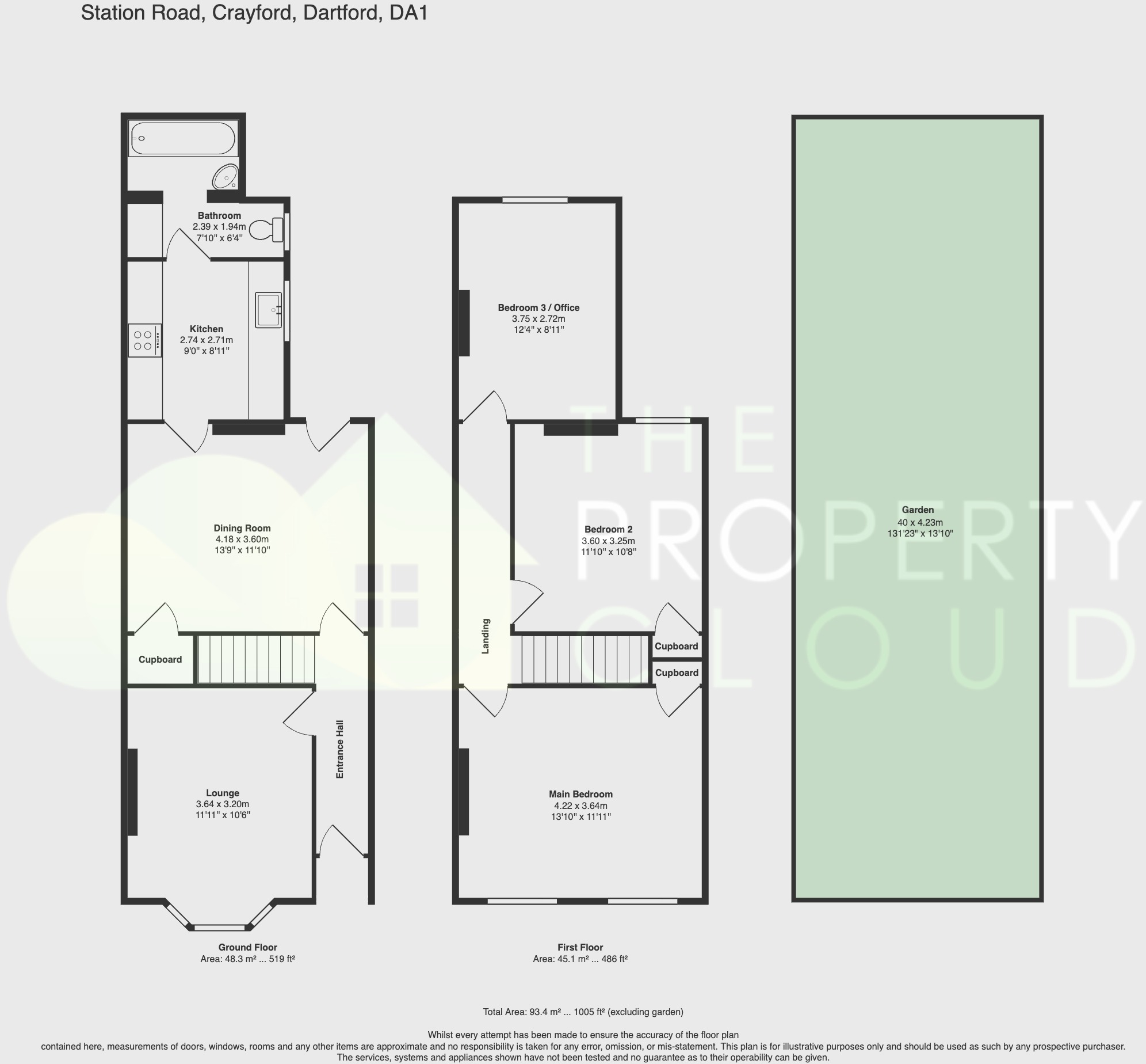 Station Road, Crayford, Dartford, Kent, DA1 floorplan